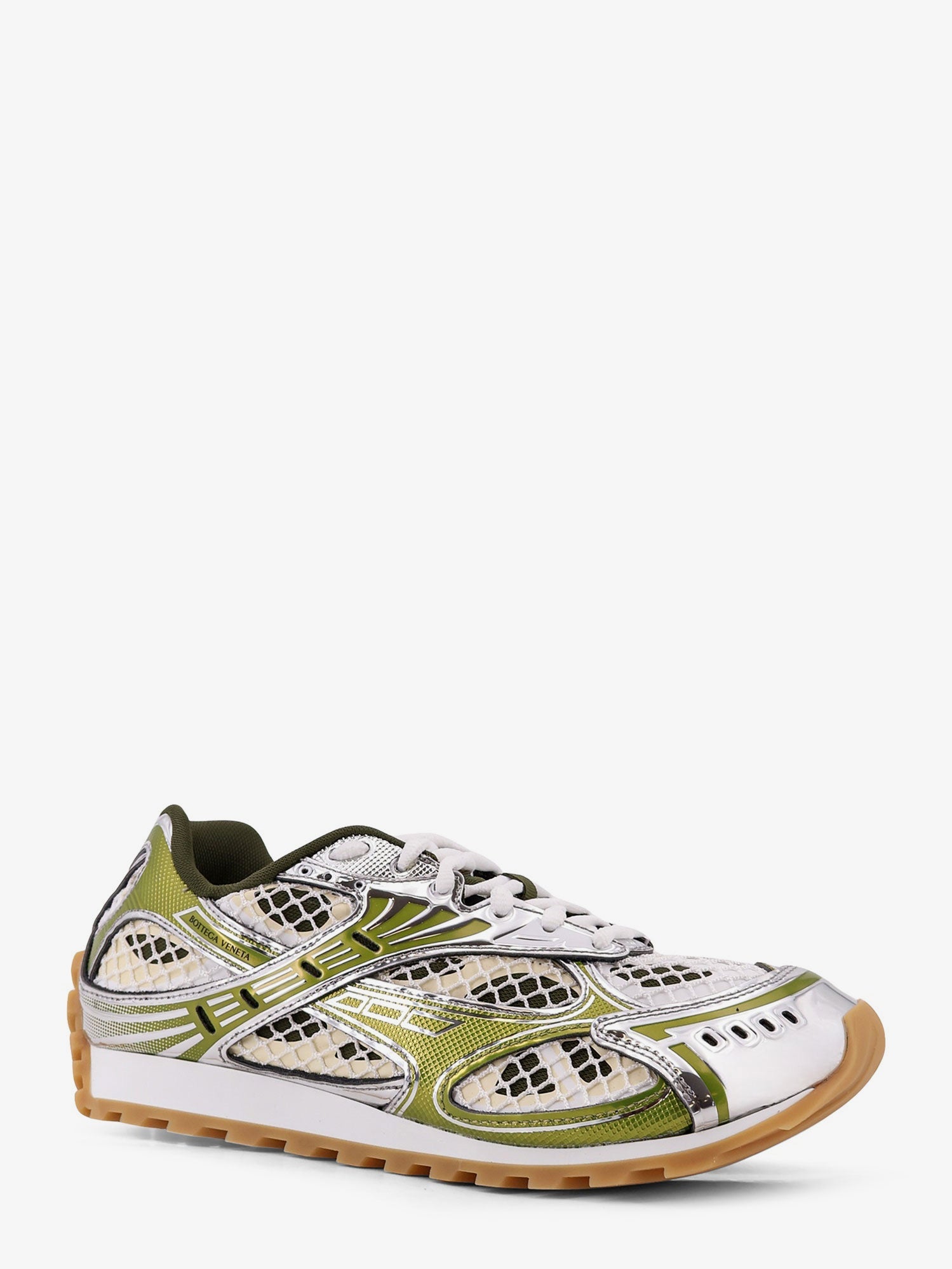 Bottega Veneta Orbit Mesh And Rubber Sneakers