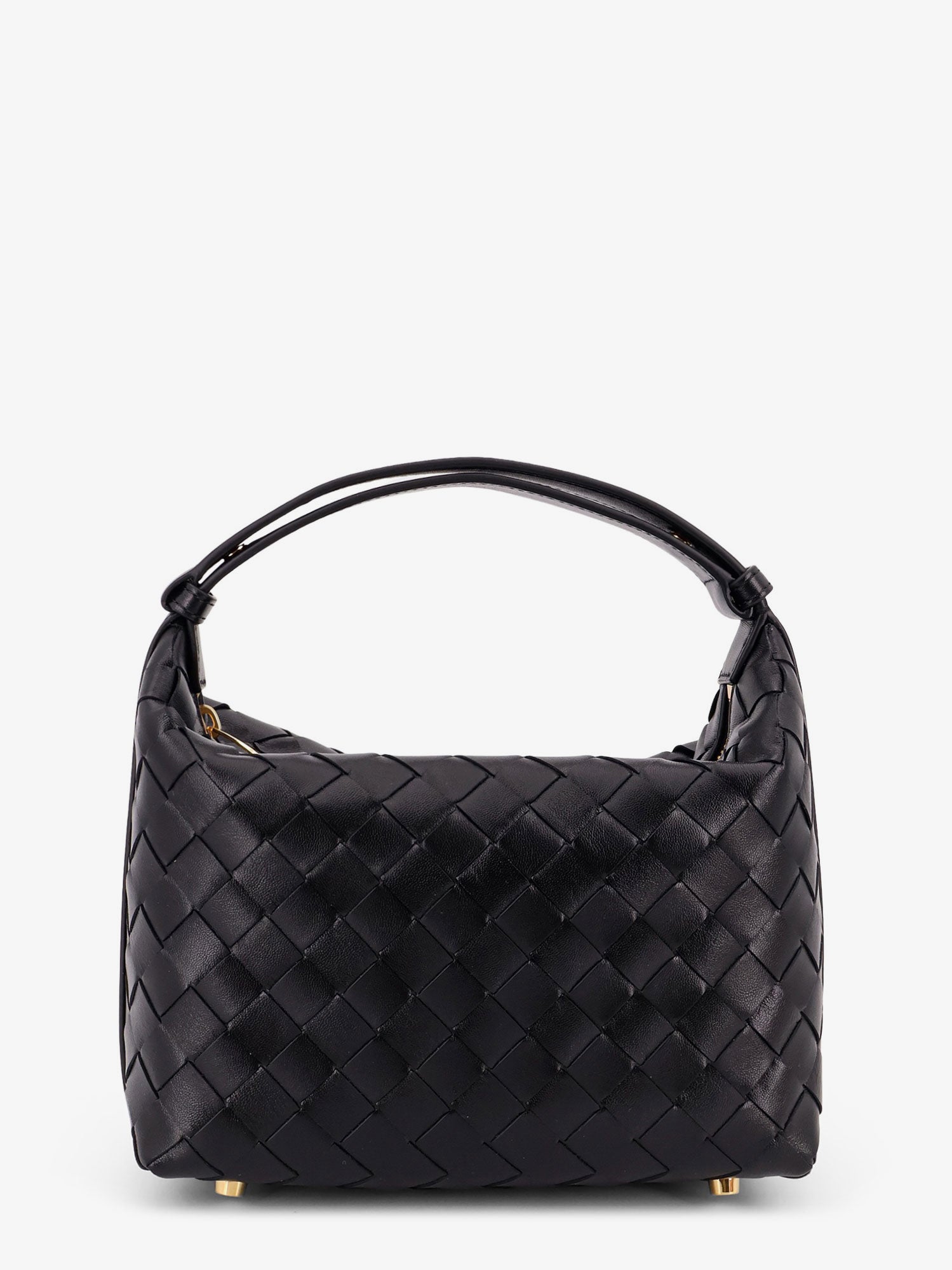 Bottega Veneta Wallace Leather Shoulder Bag With Intrecciato Pattern
