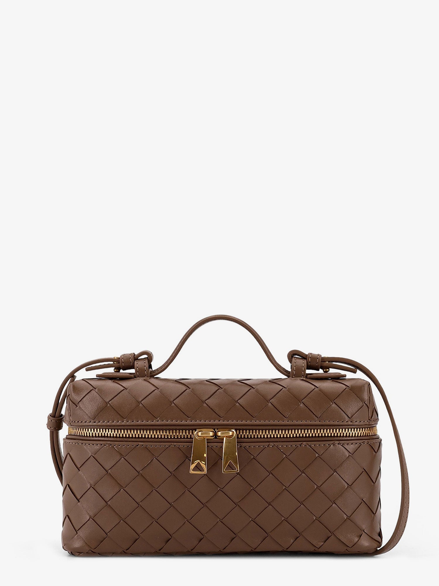 Bottega Veneta Bang Bang Leather Vanity-case With Intrecciato Motif