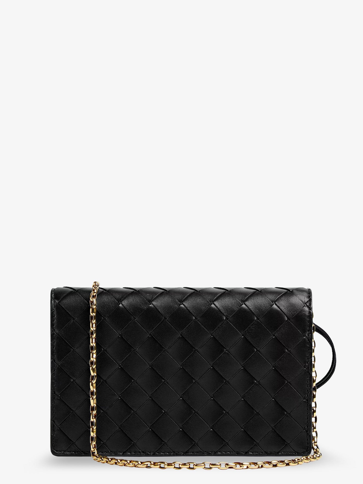 Bottega Veneta Leather Crossbody Bag With Intrecciato Motif