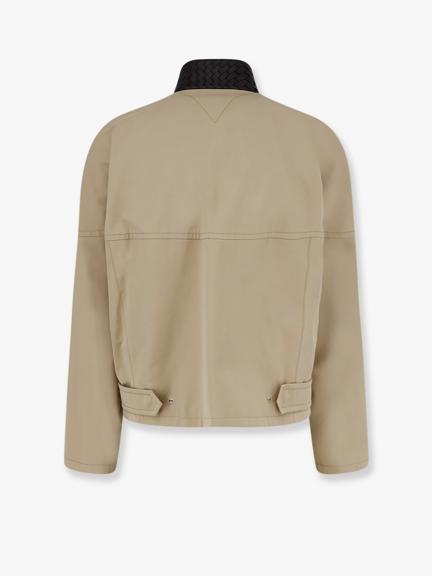 Bottega Veneta Cotton Jacket With Intrecciato Detail