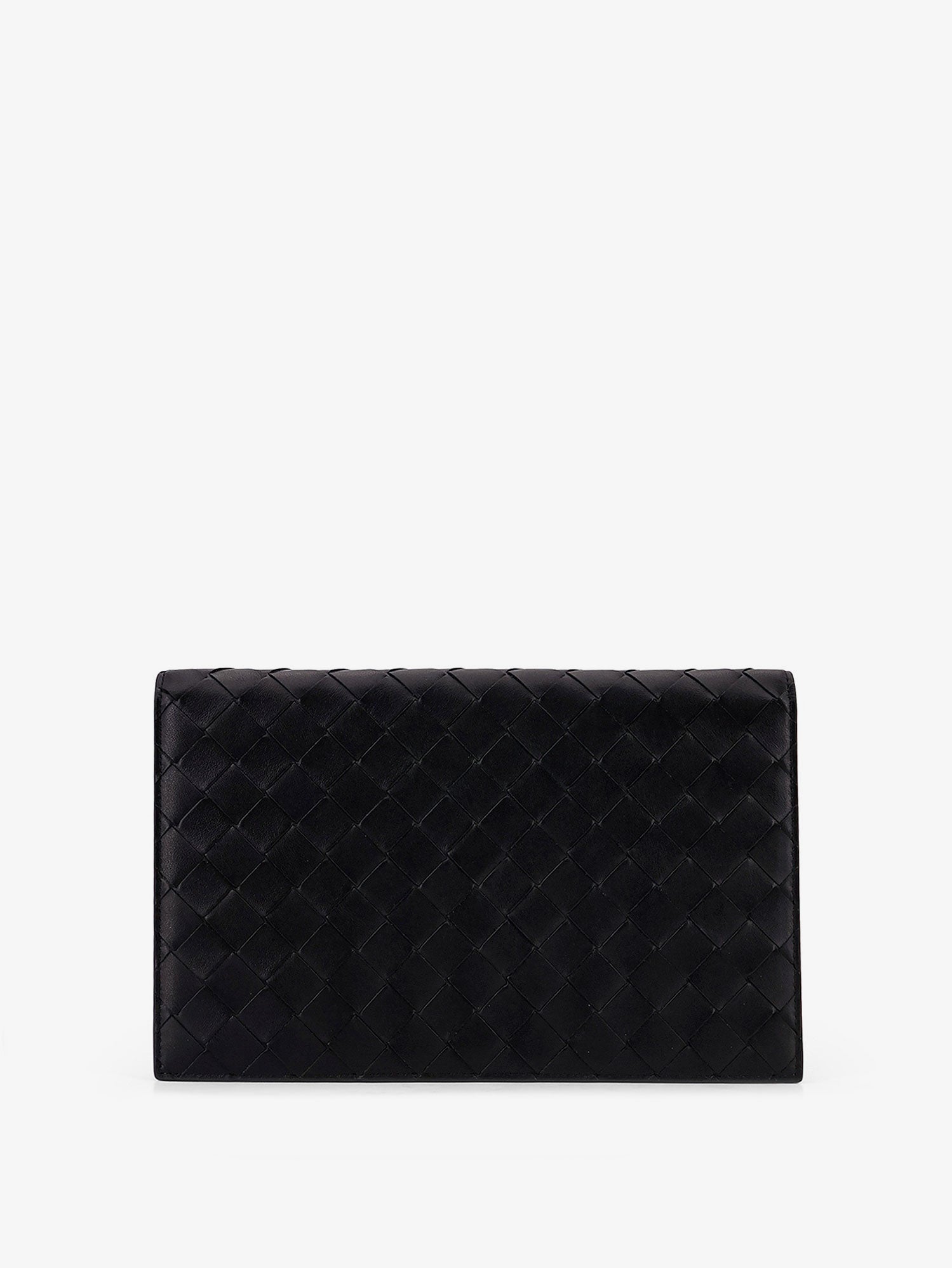 Bottega Veneta Leather Clutch Bag With Intrecciato Motif