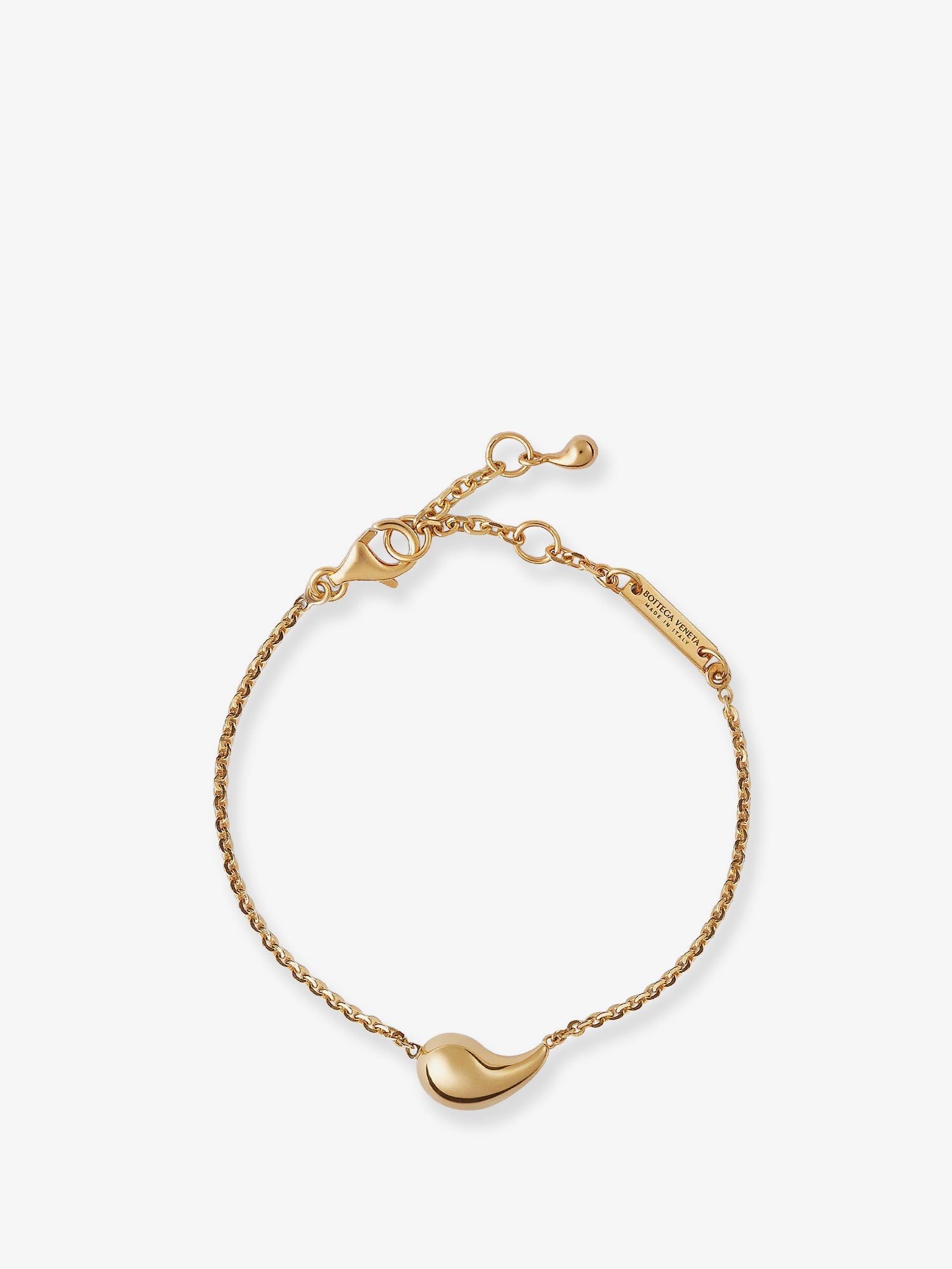 Bottega Veneta Drop Sterling Silver With 18k Gold Finish Bracelet