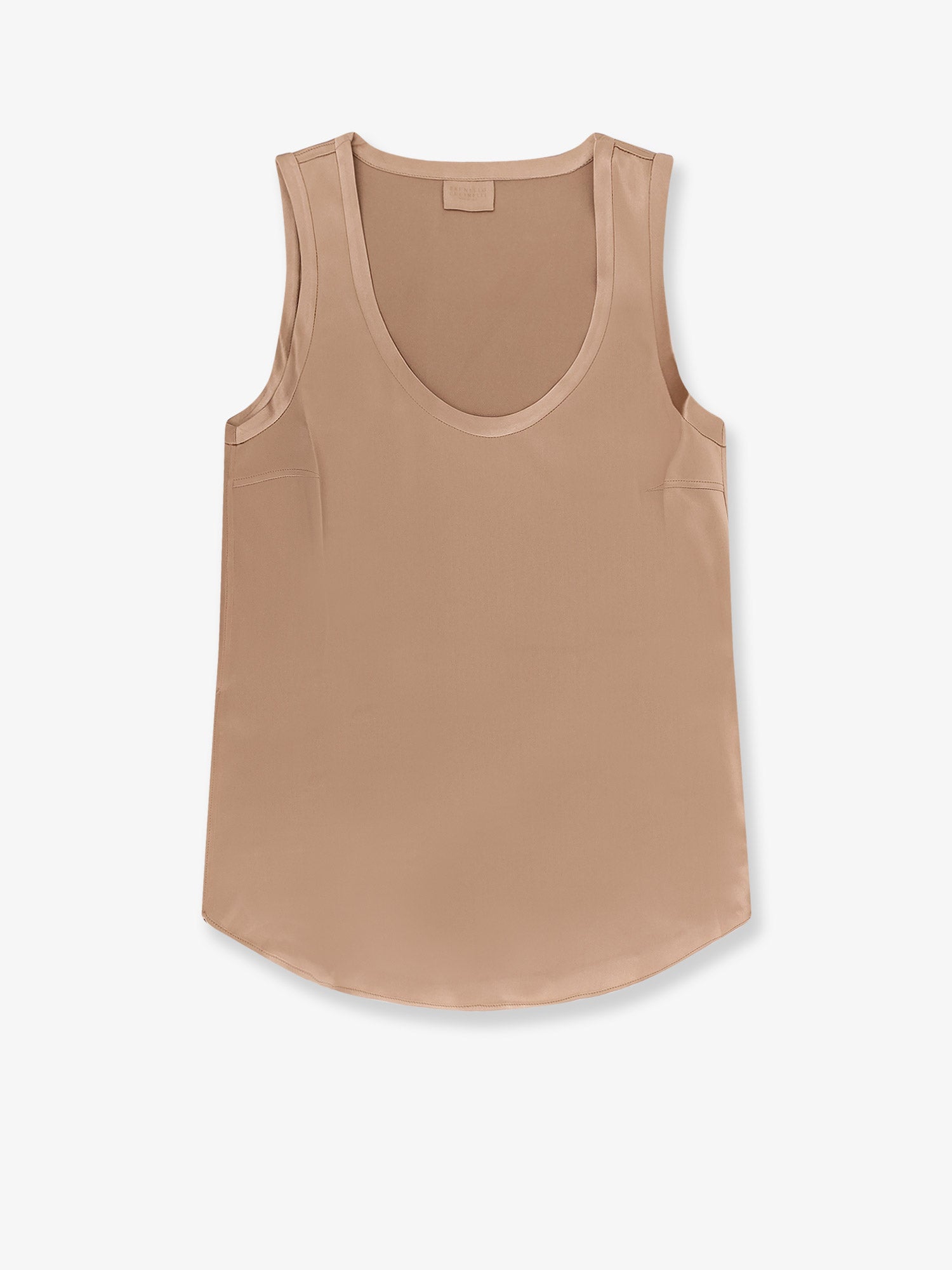 Brunello Cucinelli Stretch Silk Tank Top