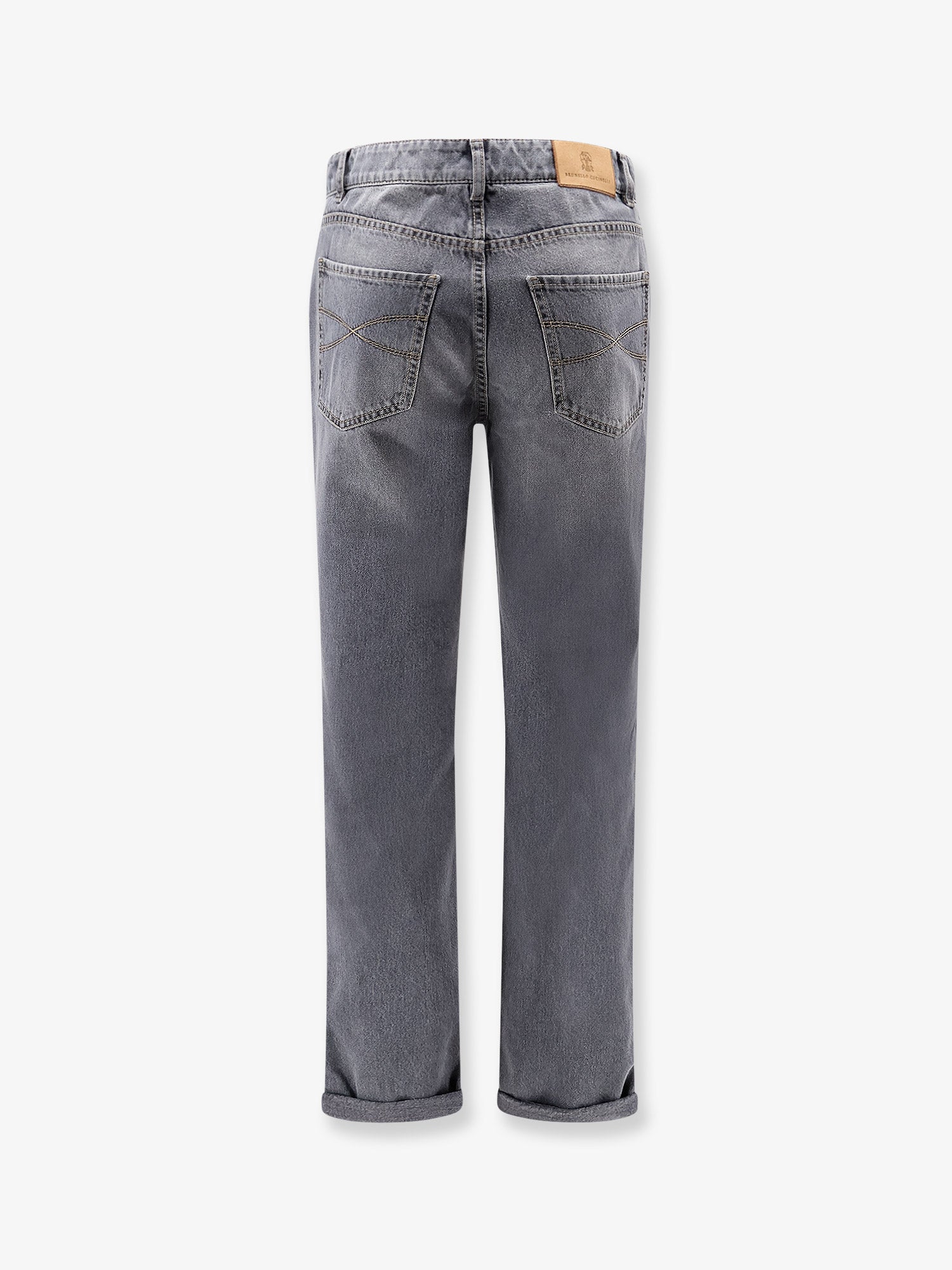 Brunello Cucinelli Traditional Fit Cotton Jeans