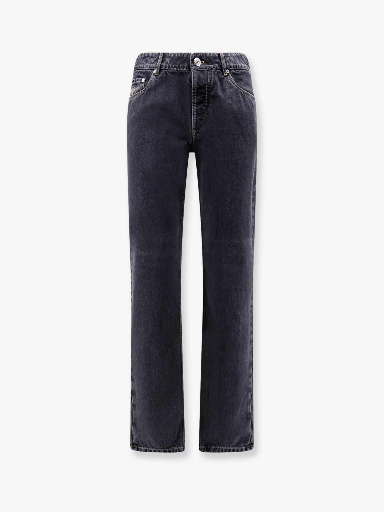 Brunello Cucinelli Traditional Fit Cotton Jeans