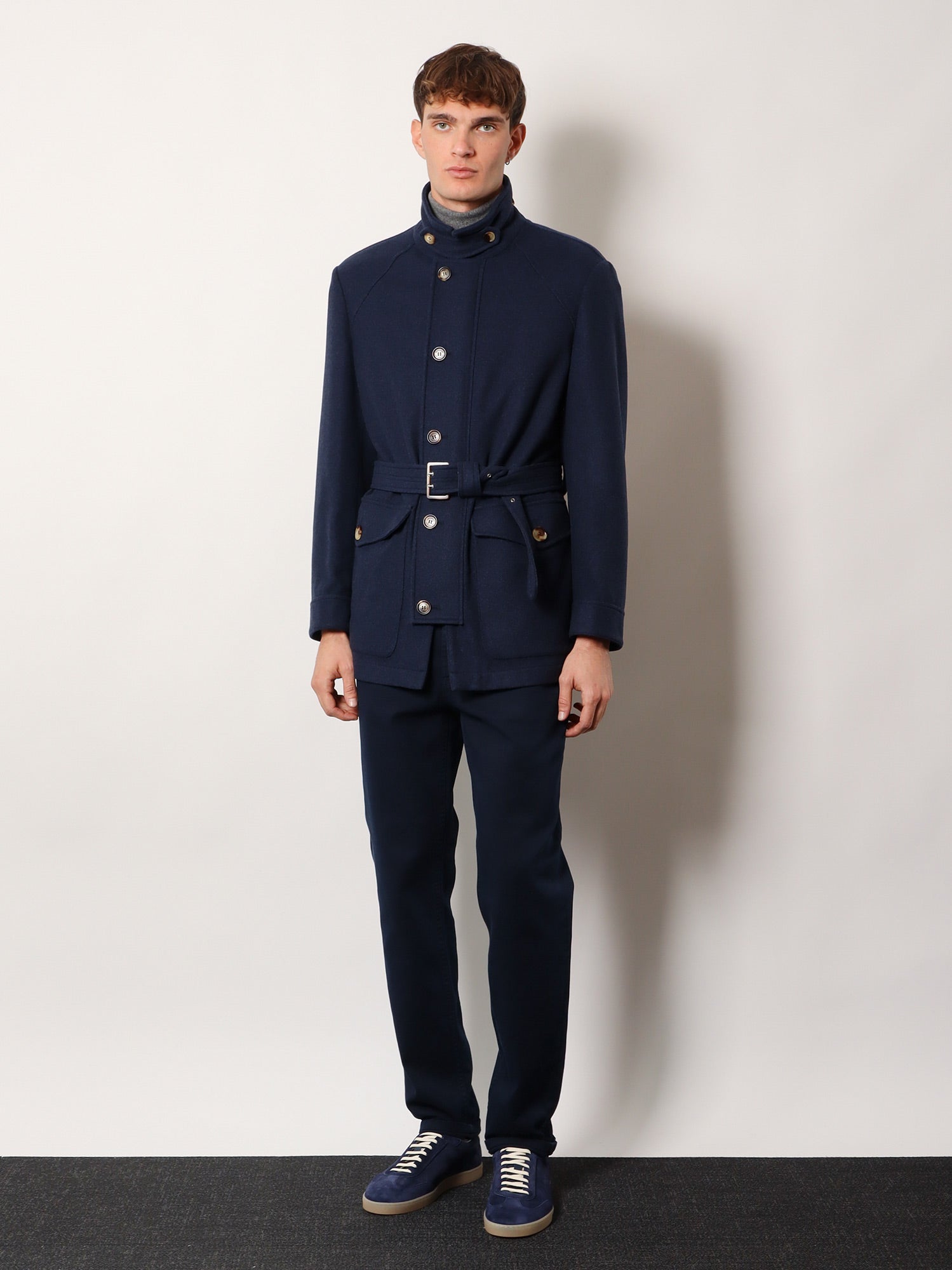 Brunello Cucinelli Traditional Fit Cotton Trousers