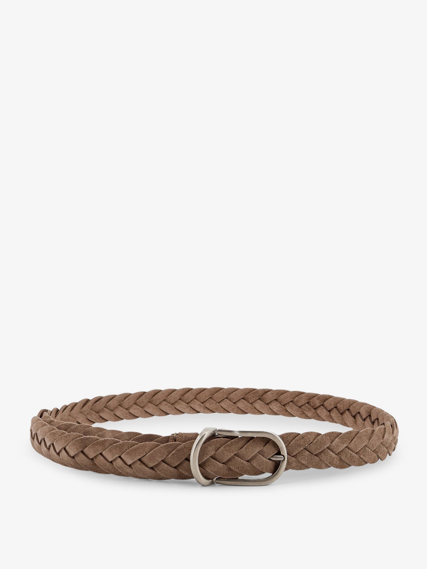 Brunello Cucinelli Braided Suede Belt