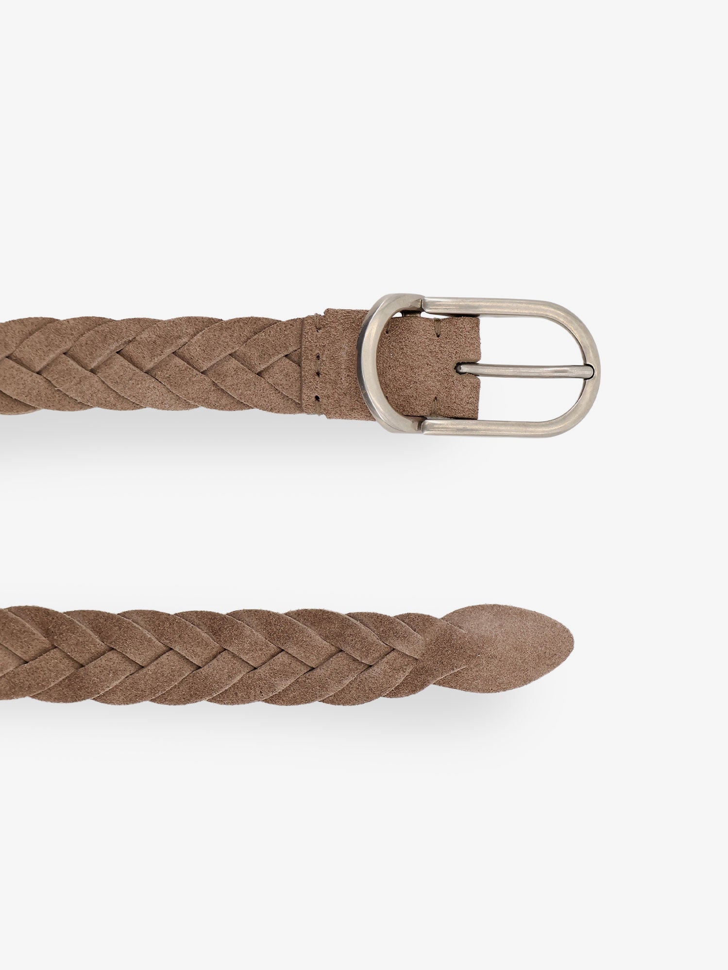 Brunello Cucinelli Braided Suede Belt