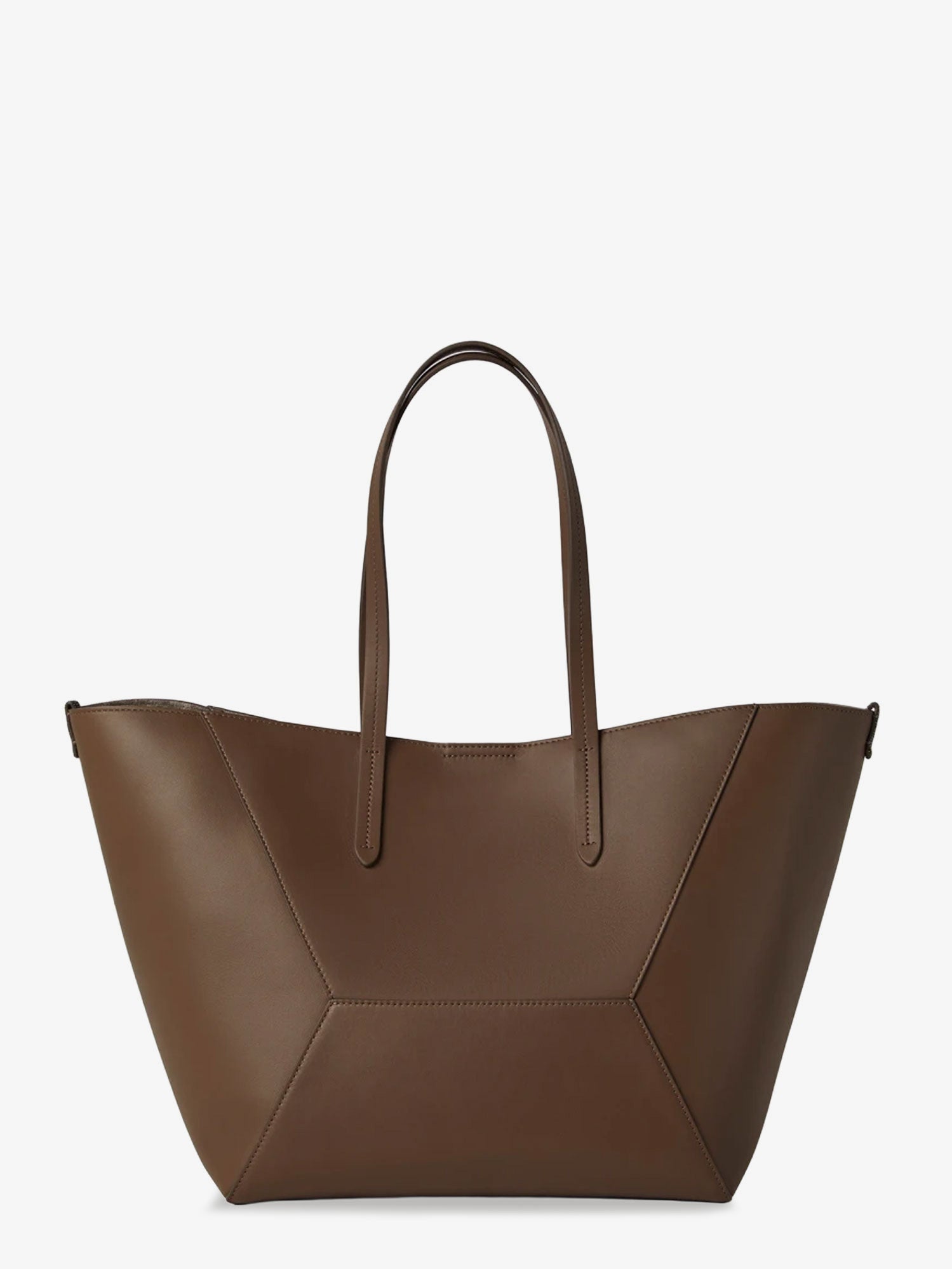 Brunello Cucinelli Bc Duo Hammered Leather Handbag