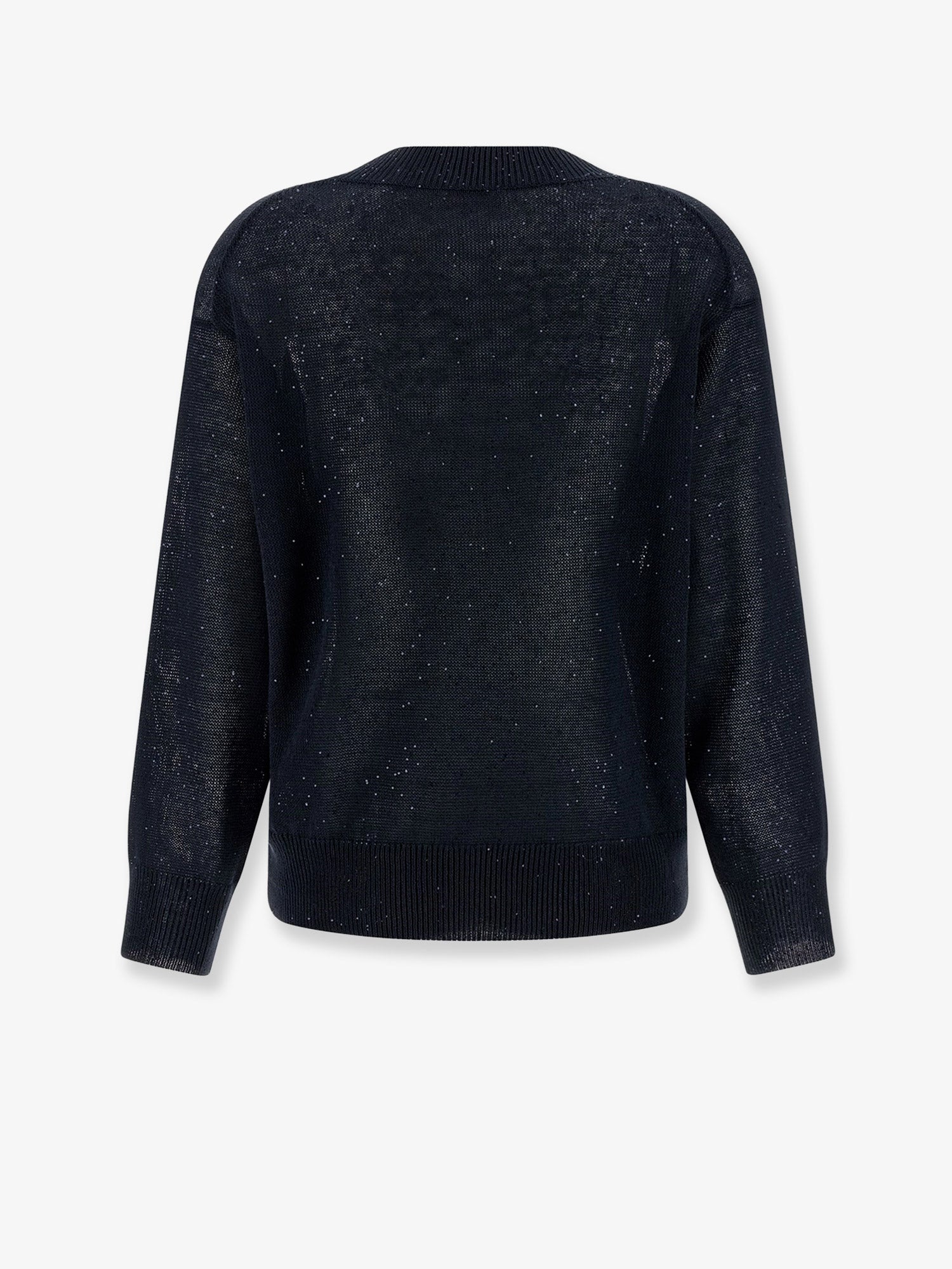 Brunello Cucinelli Dazzling Linen And Cotton Blend Sweater