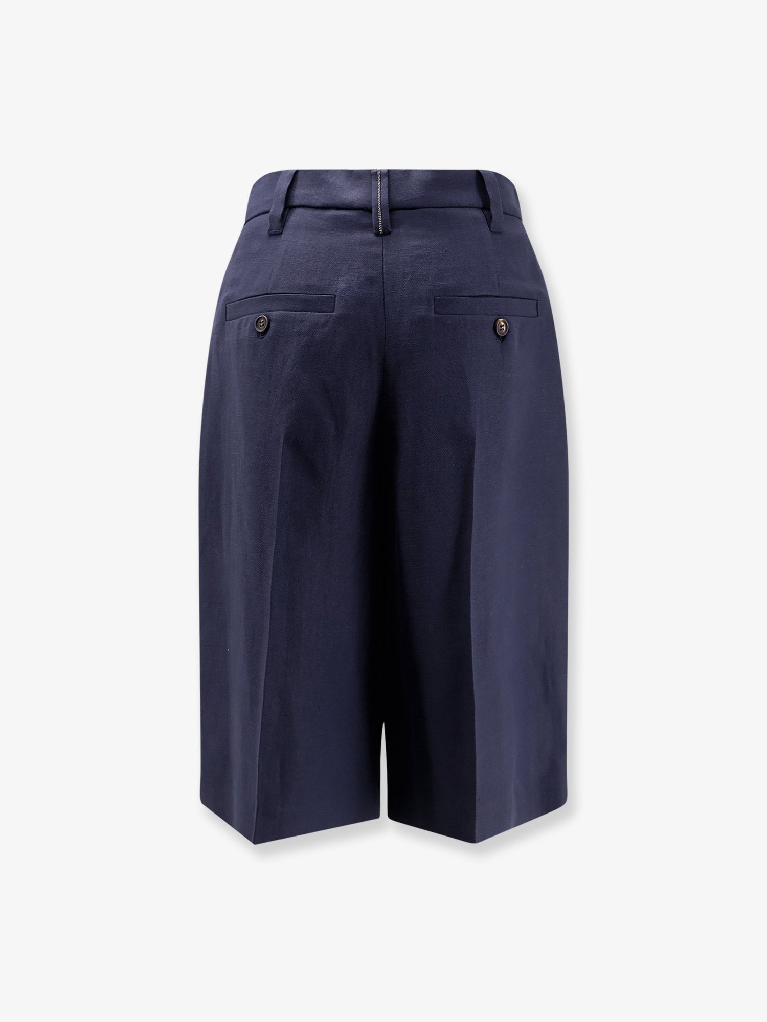 Brunello Cucinelli Viscose And Linen Bermuda Shorts