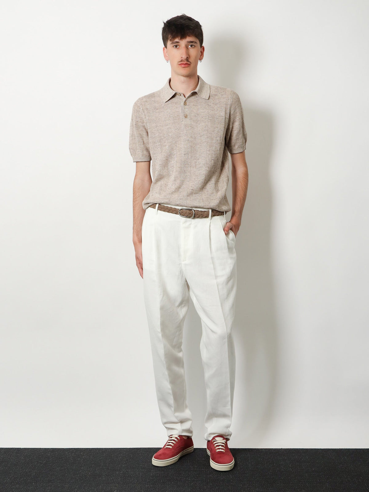 Brunello Cucinelli Linen And Cotton Trousers