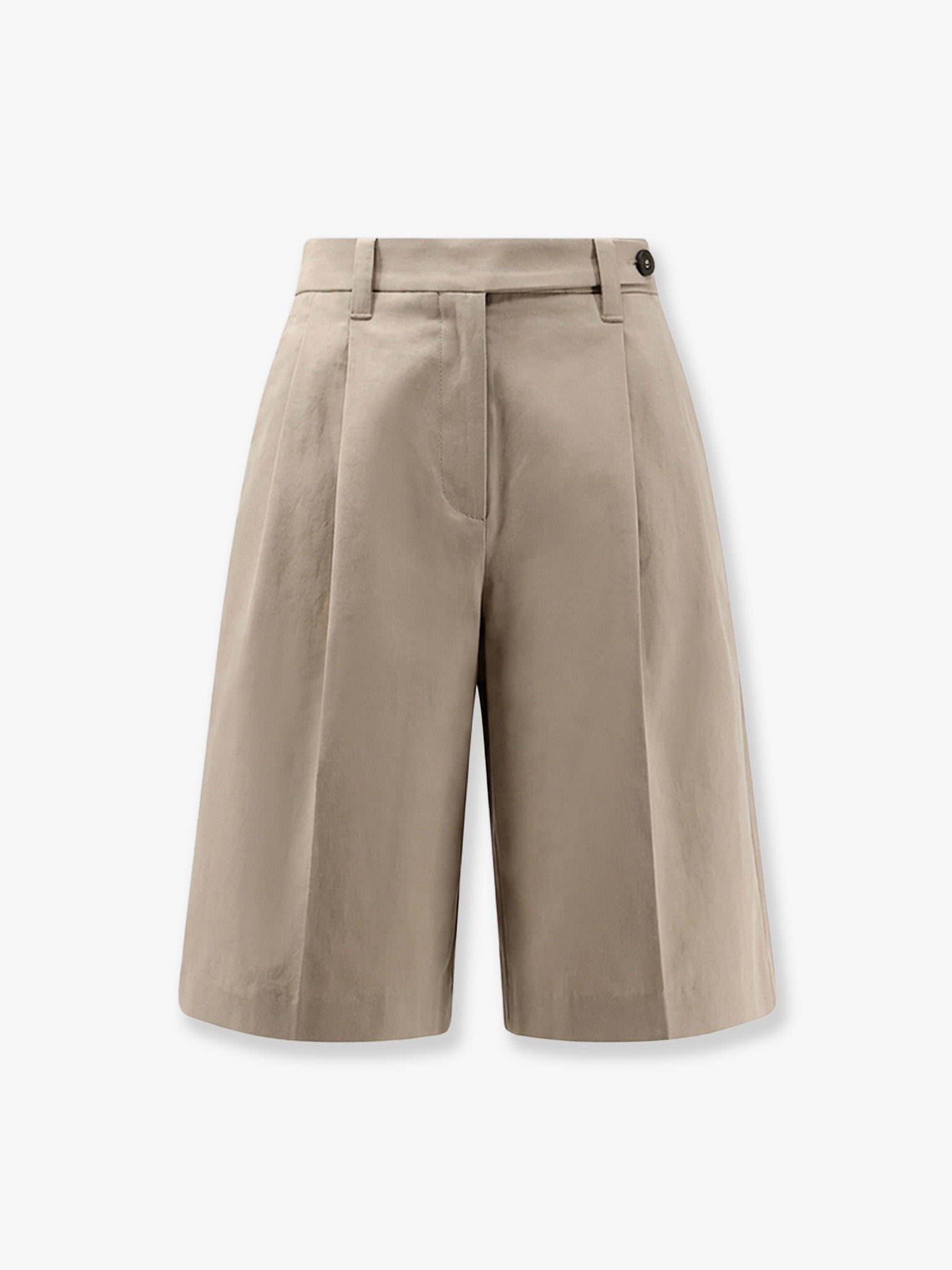 Brunello Cucinelli Cotton And Linen Shorts