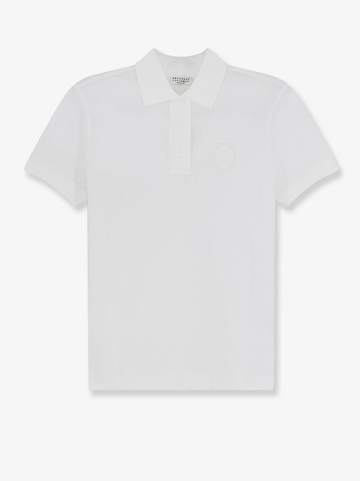 Brunello Cucinelli Cotton Blend Polo Shirt