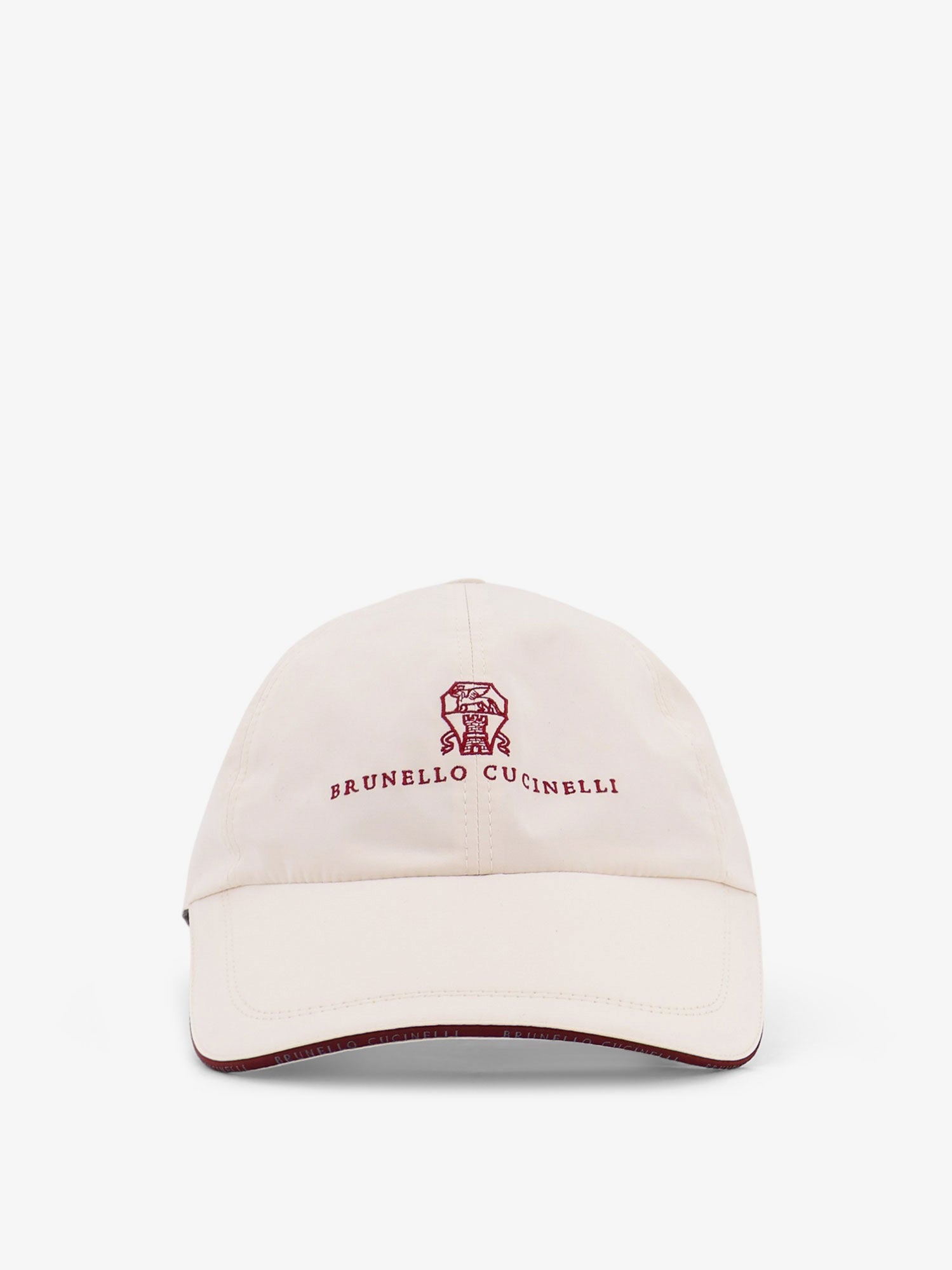 Brunello Cucinelli Nylon Hat With Embroidered Logo On The Front