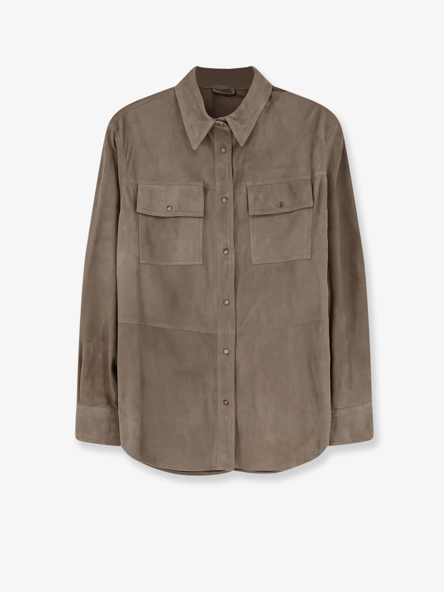 Brunello Cucinelli Suede Shirt