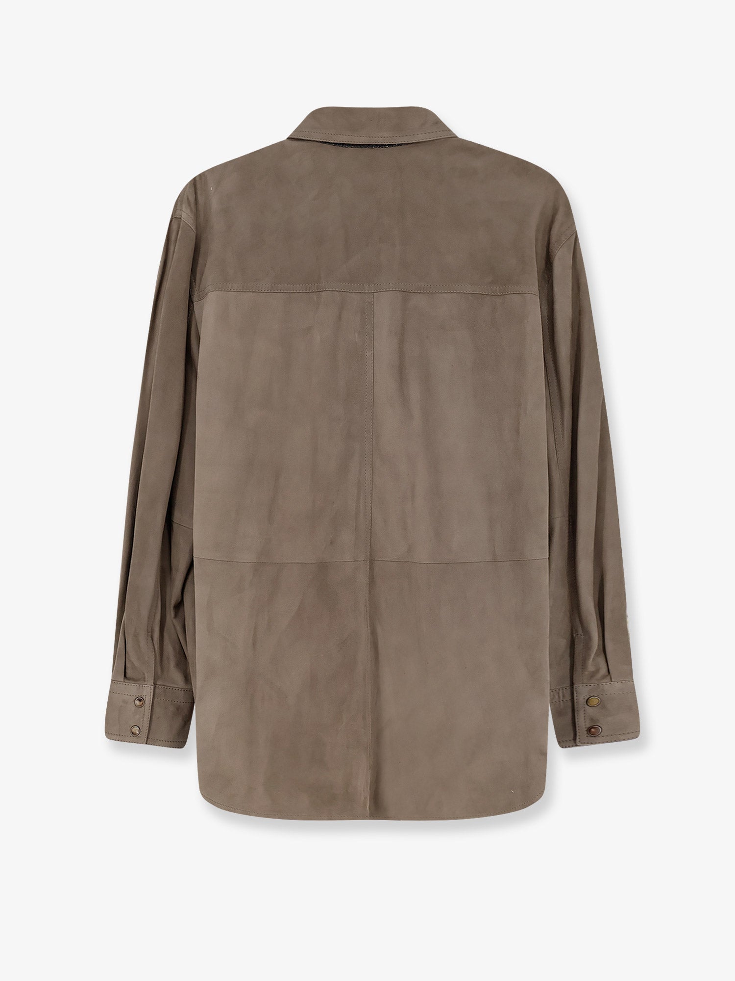 Brunello Cucinelli Suede Shirt