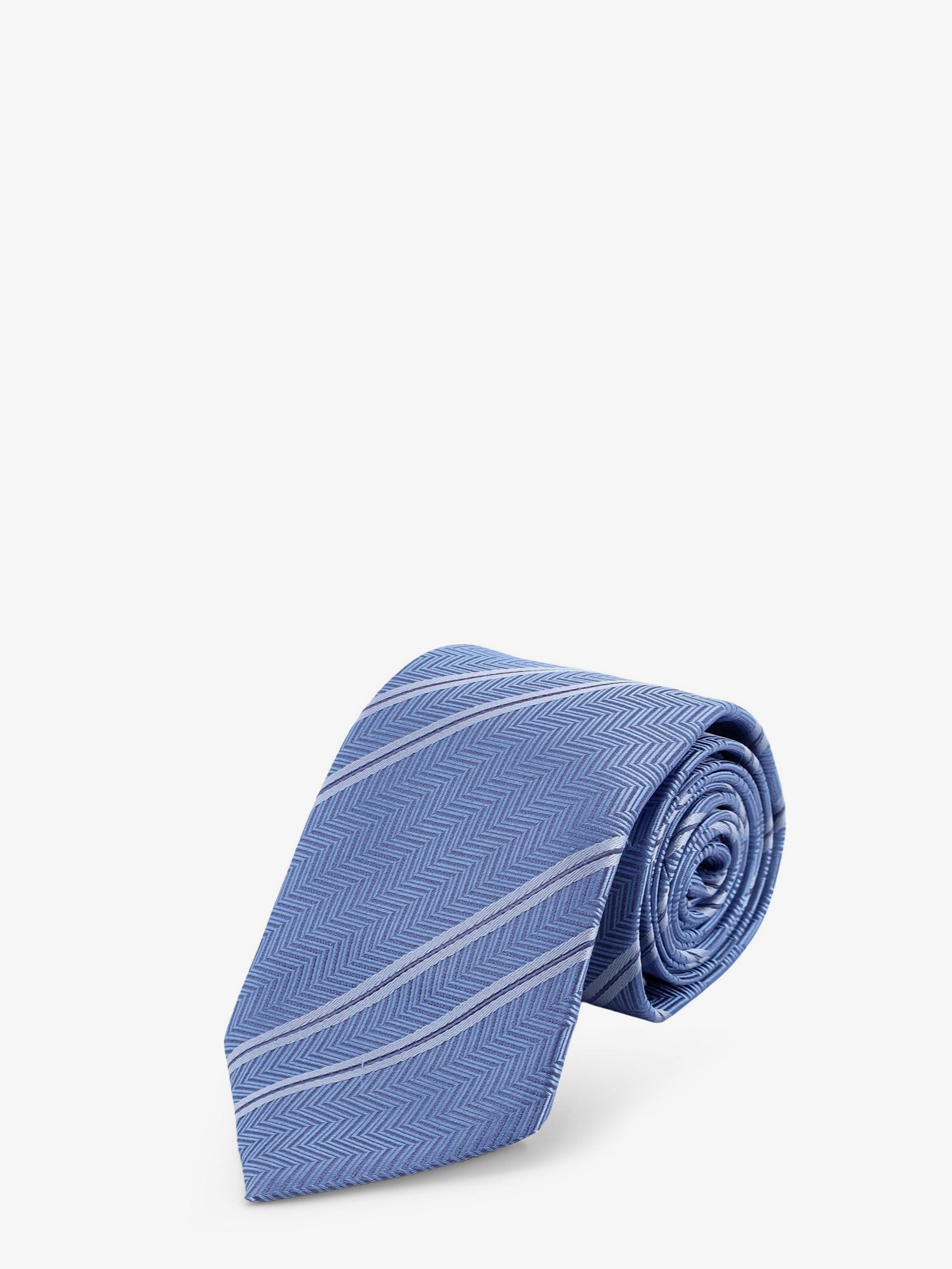 Brunello Cucinelli Silk Tie With Regimental Motif