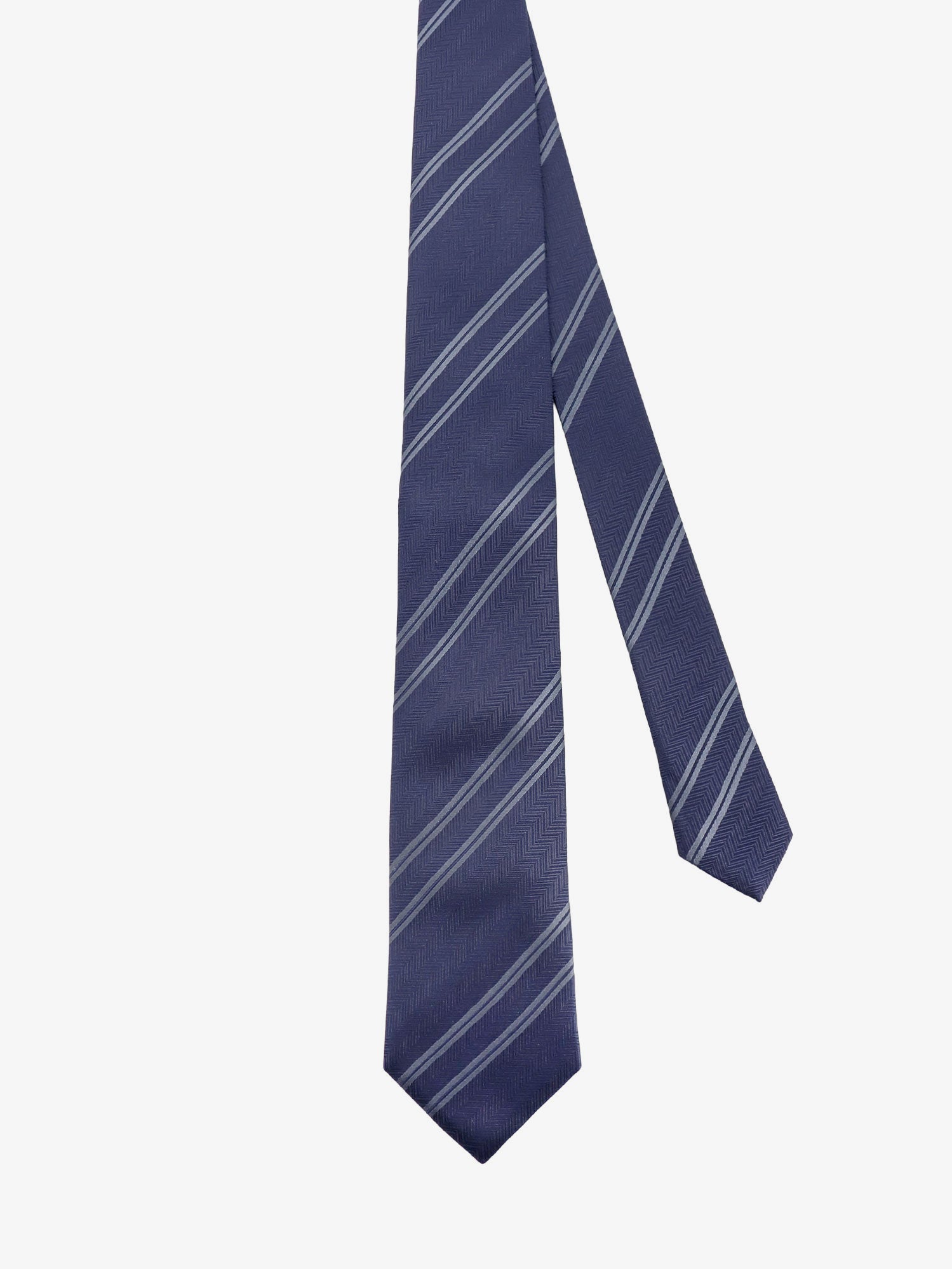 Brunello Cucinelli Regimental Motif Silk Tie