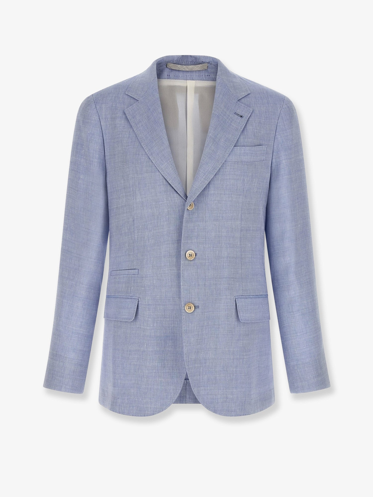 Brunello Cucinelli Linen And Virgin Wool Blazer