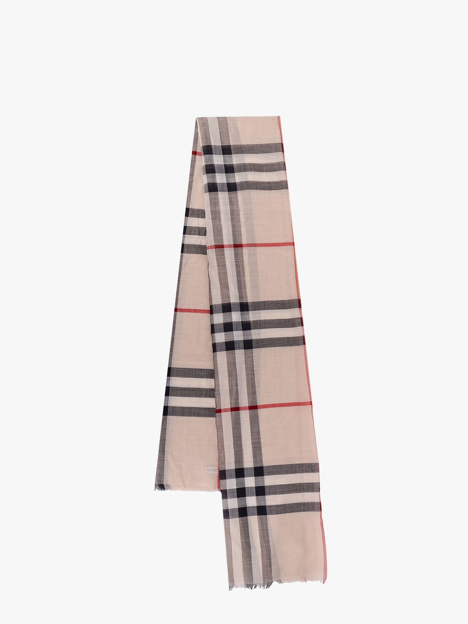 Burberry Certified Wool And Silk Scarf