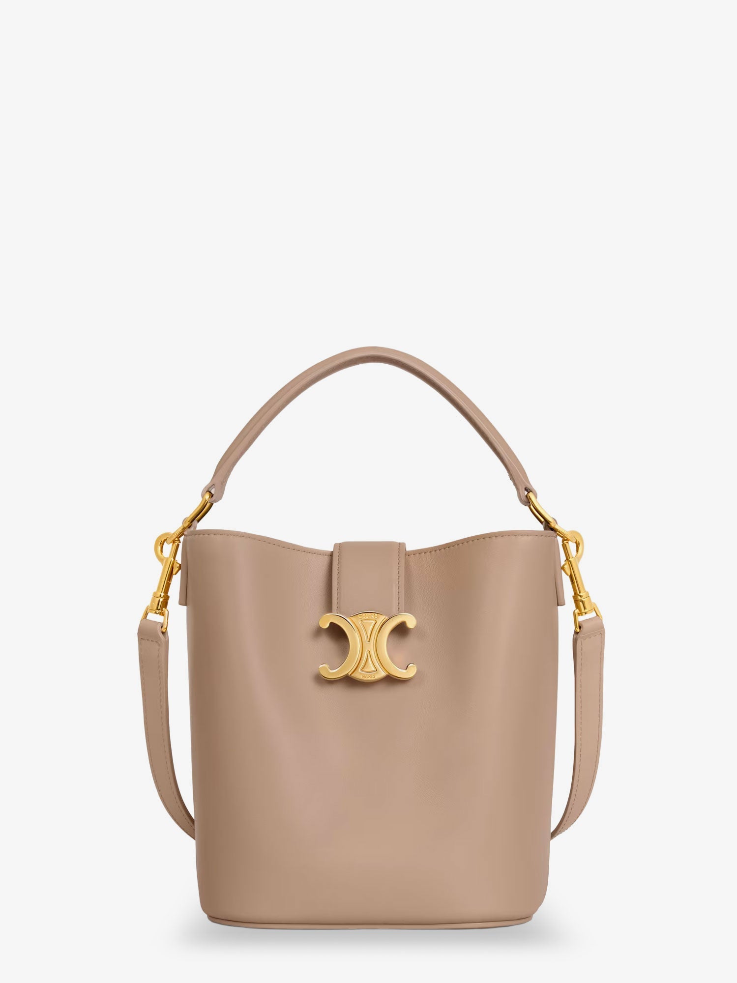 Celine Louise Small Leather Bucket Bag