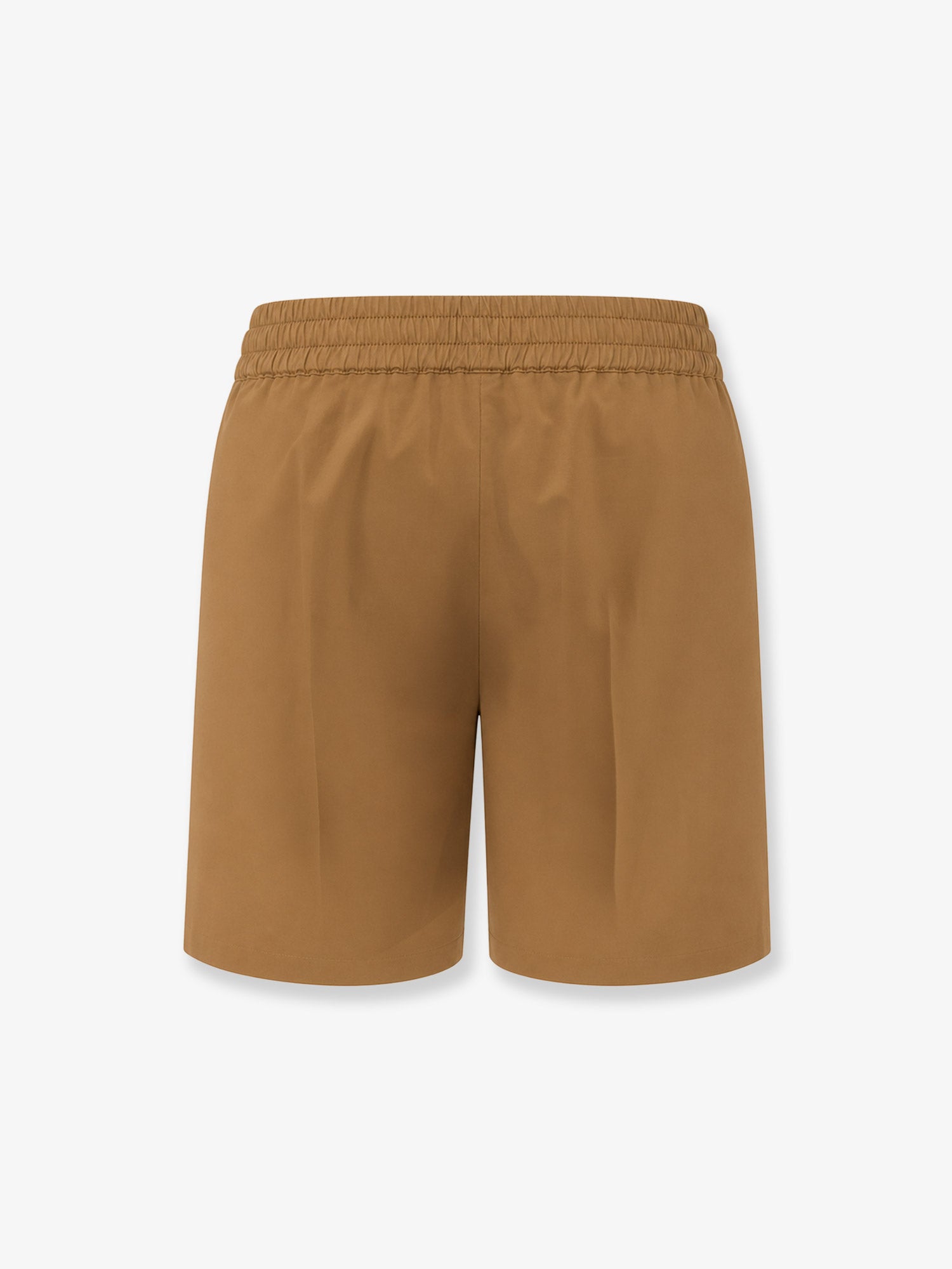 Celine Cotton And Linen Shorts With Triomphe Patch