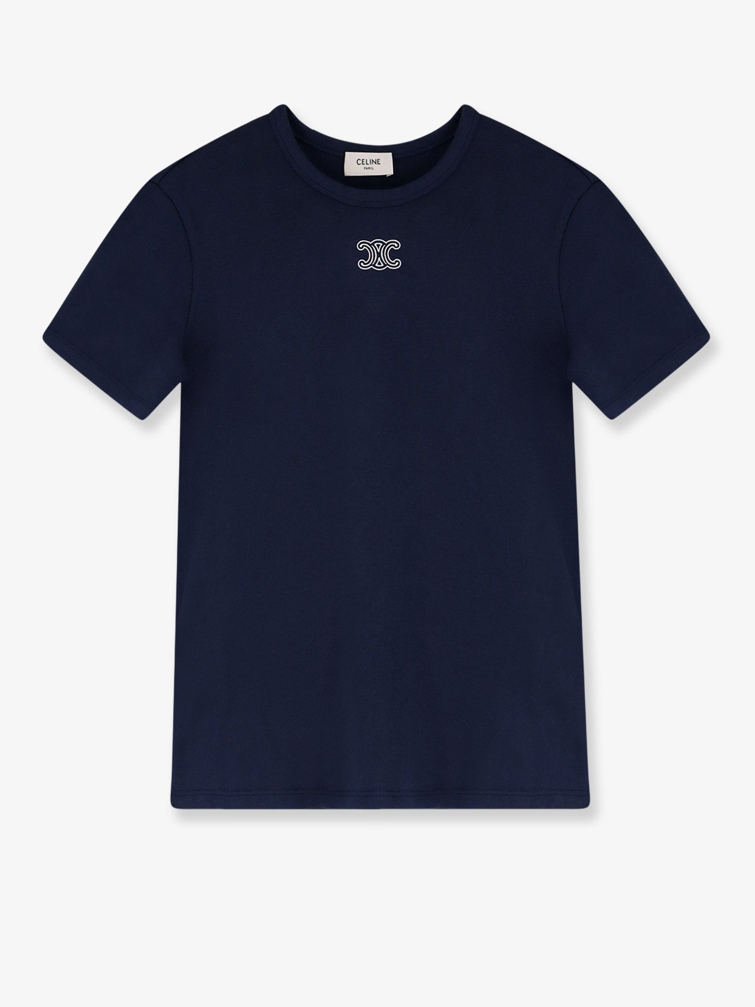 Celine Cotton Blend T-shirt With Triomphe Logo