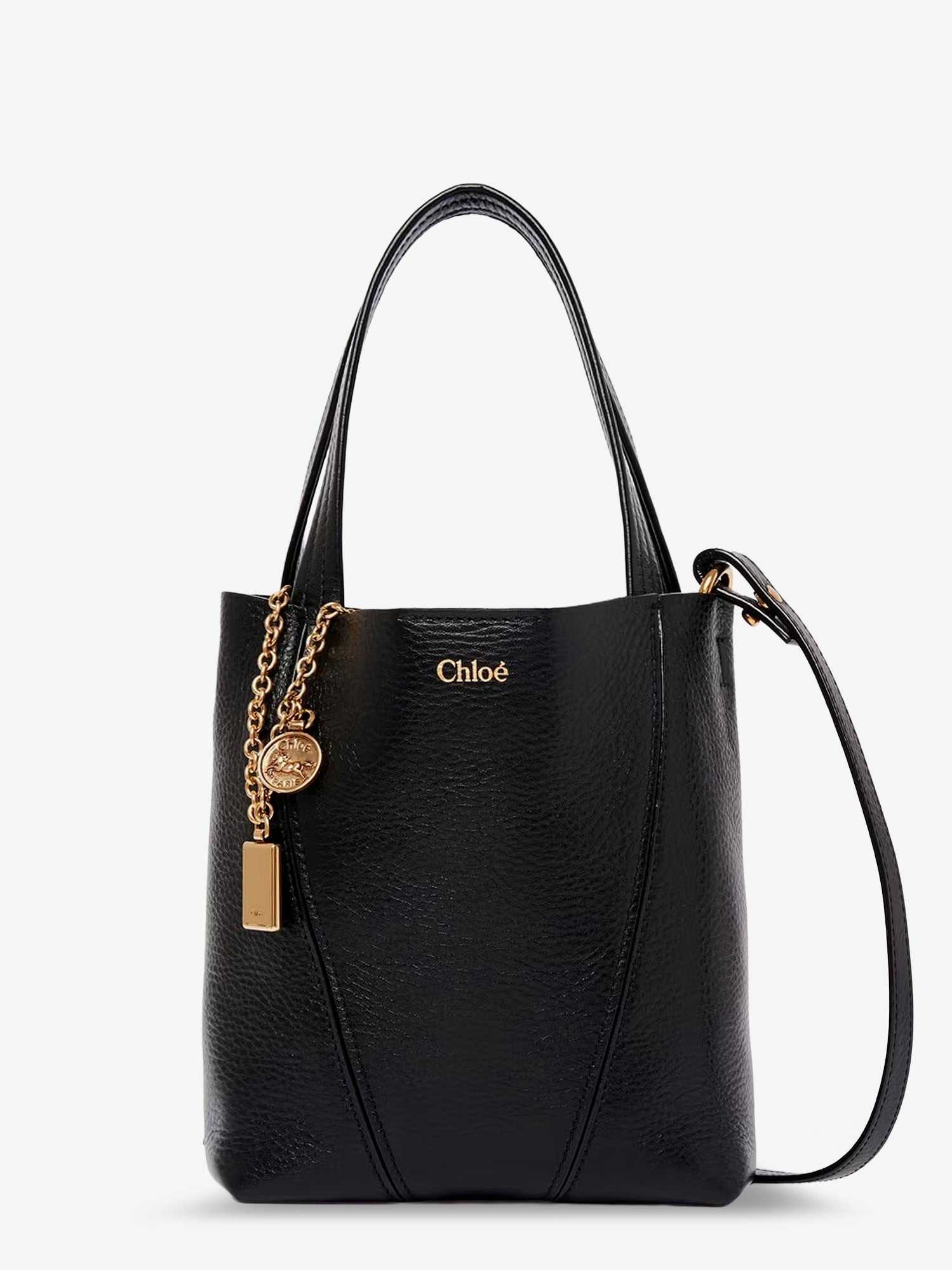 Chloé Chloé Spin Leather Crossbody Bag