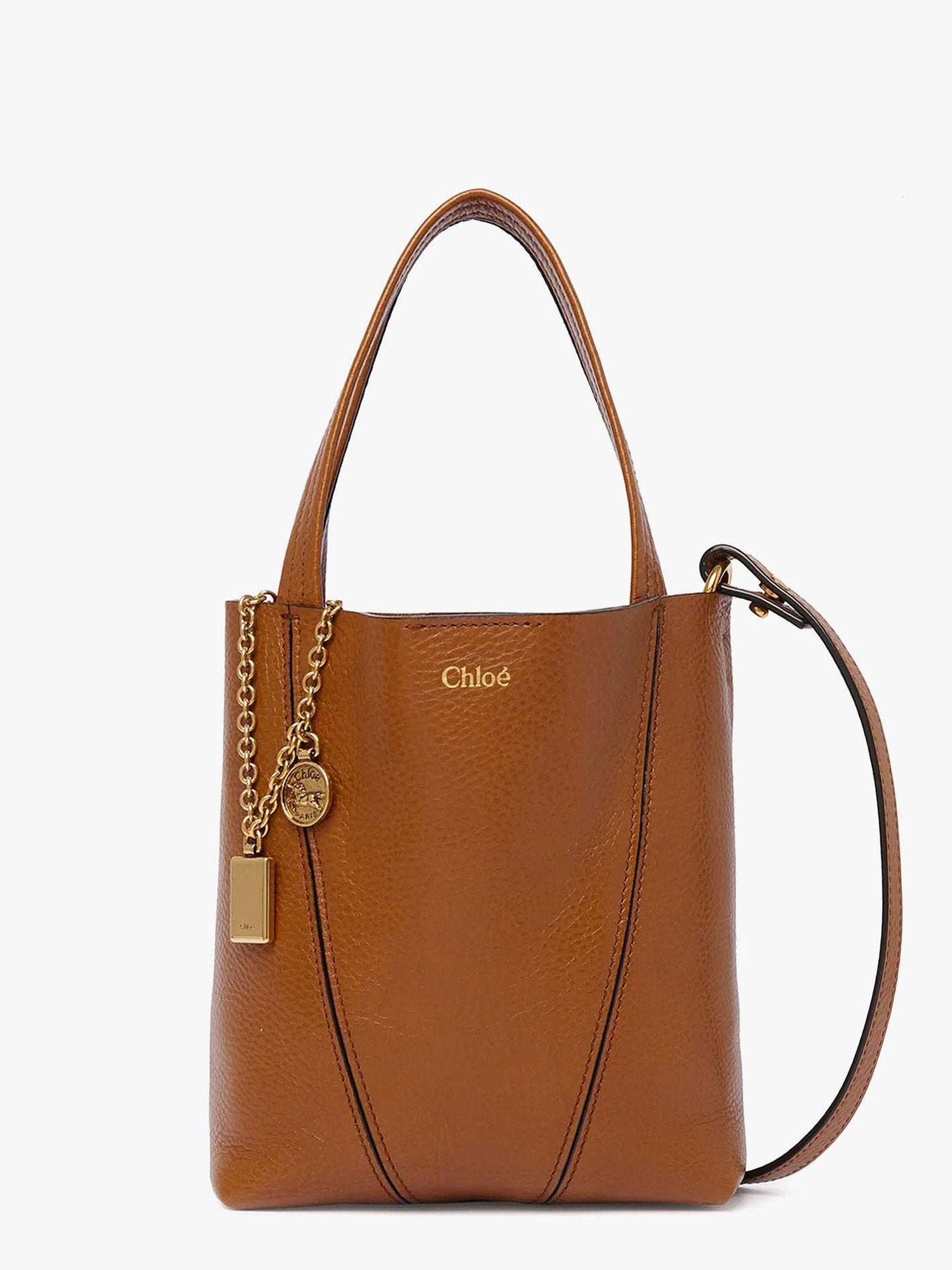 Chloé Chloé Spin Leather Crossbody Bag