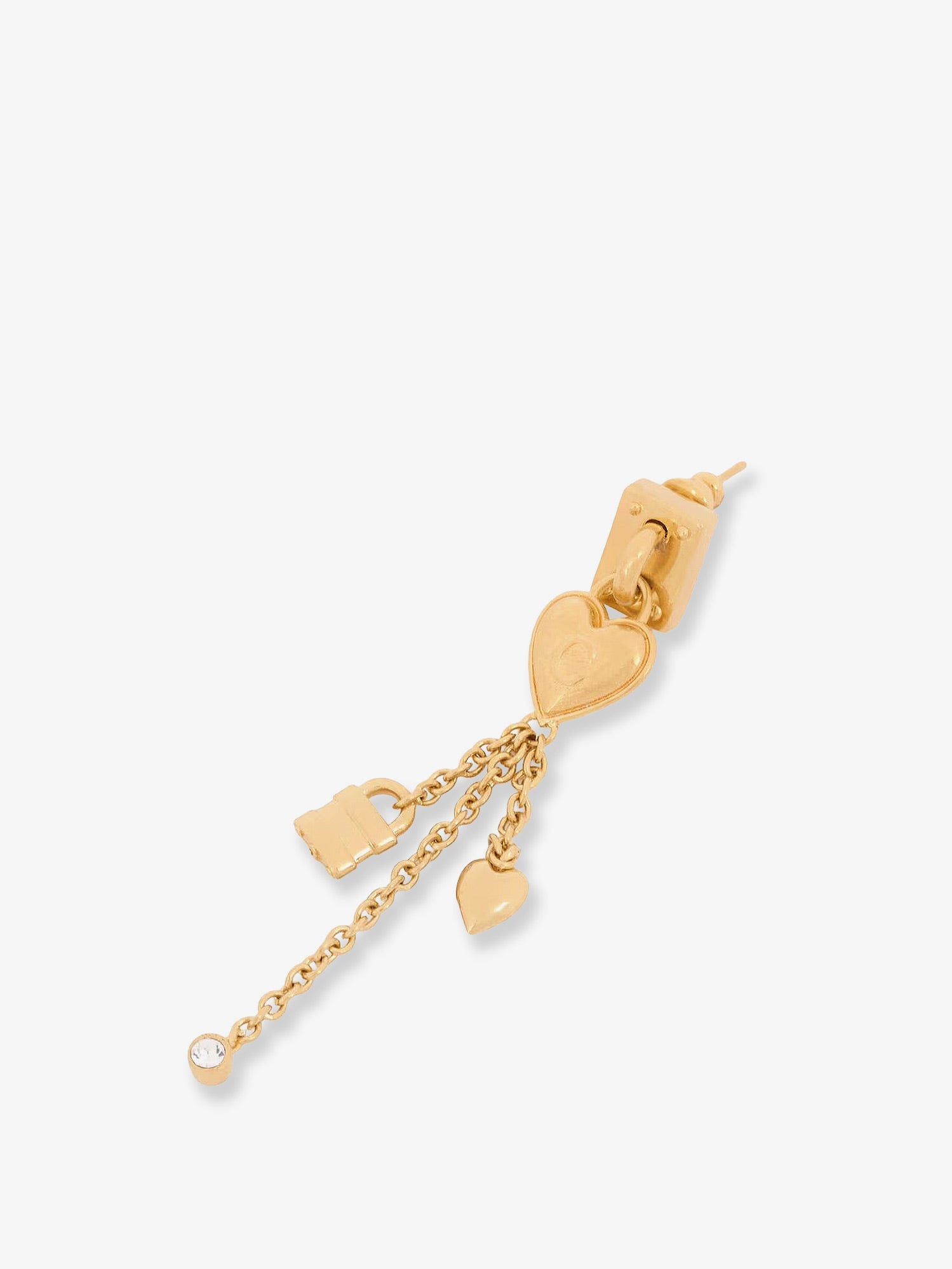 Chloé Mini Paddington Brass Earrings
