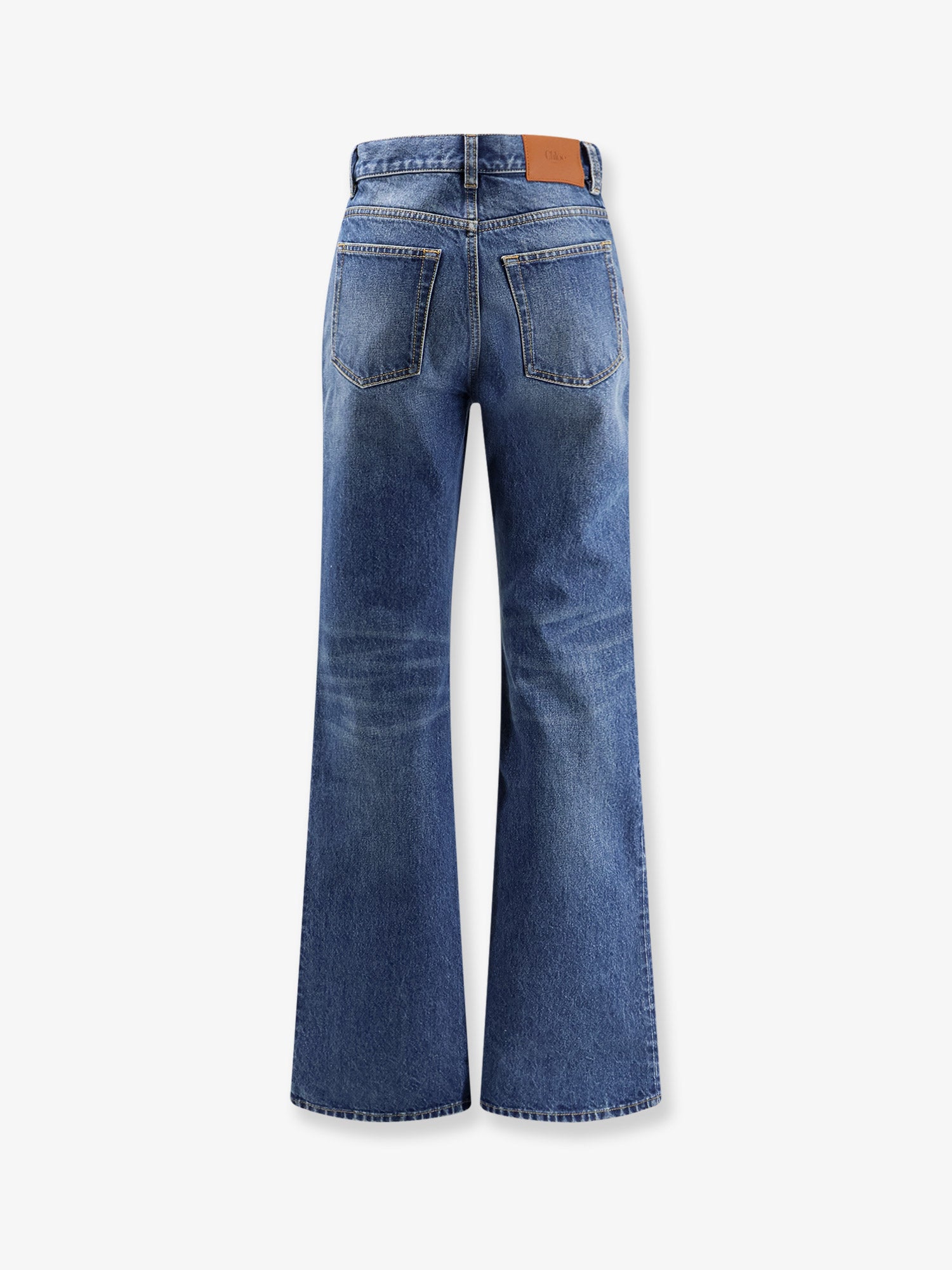 Chloé High Waist Biologic Cotton Jeans
