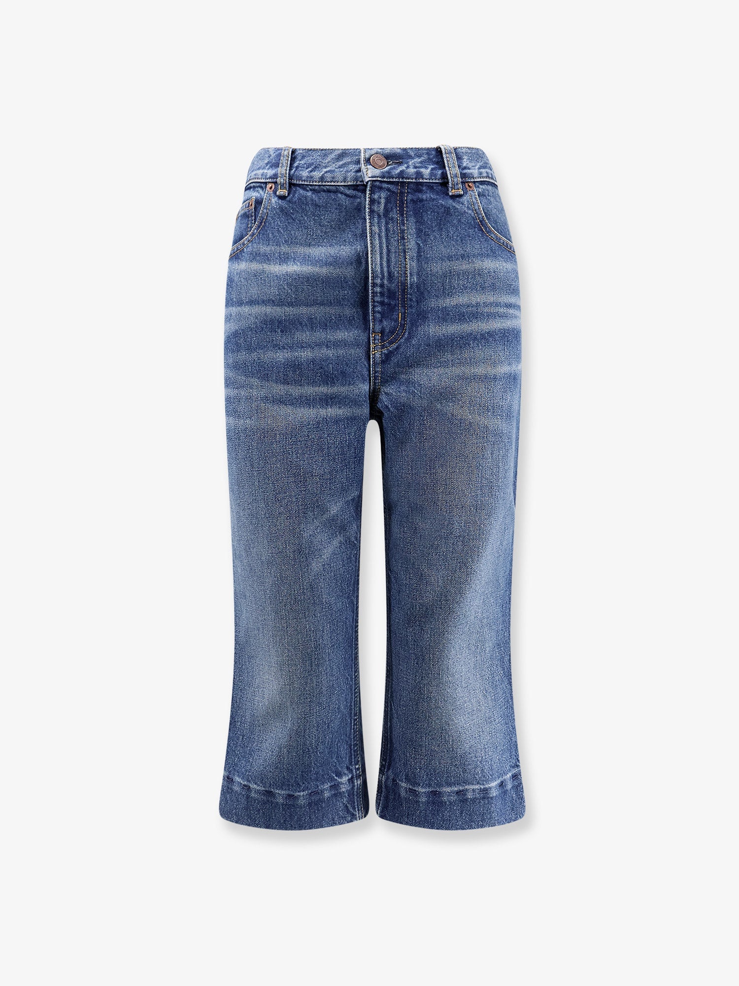 Chloé Blue Denim Capri Jeans