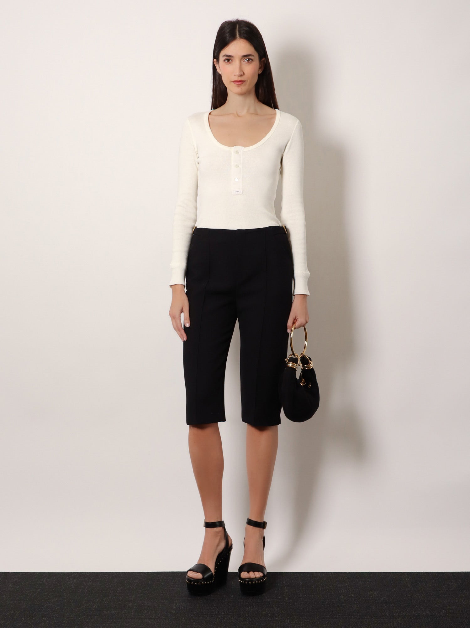 Chloé Wool Capri Trousers