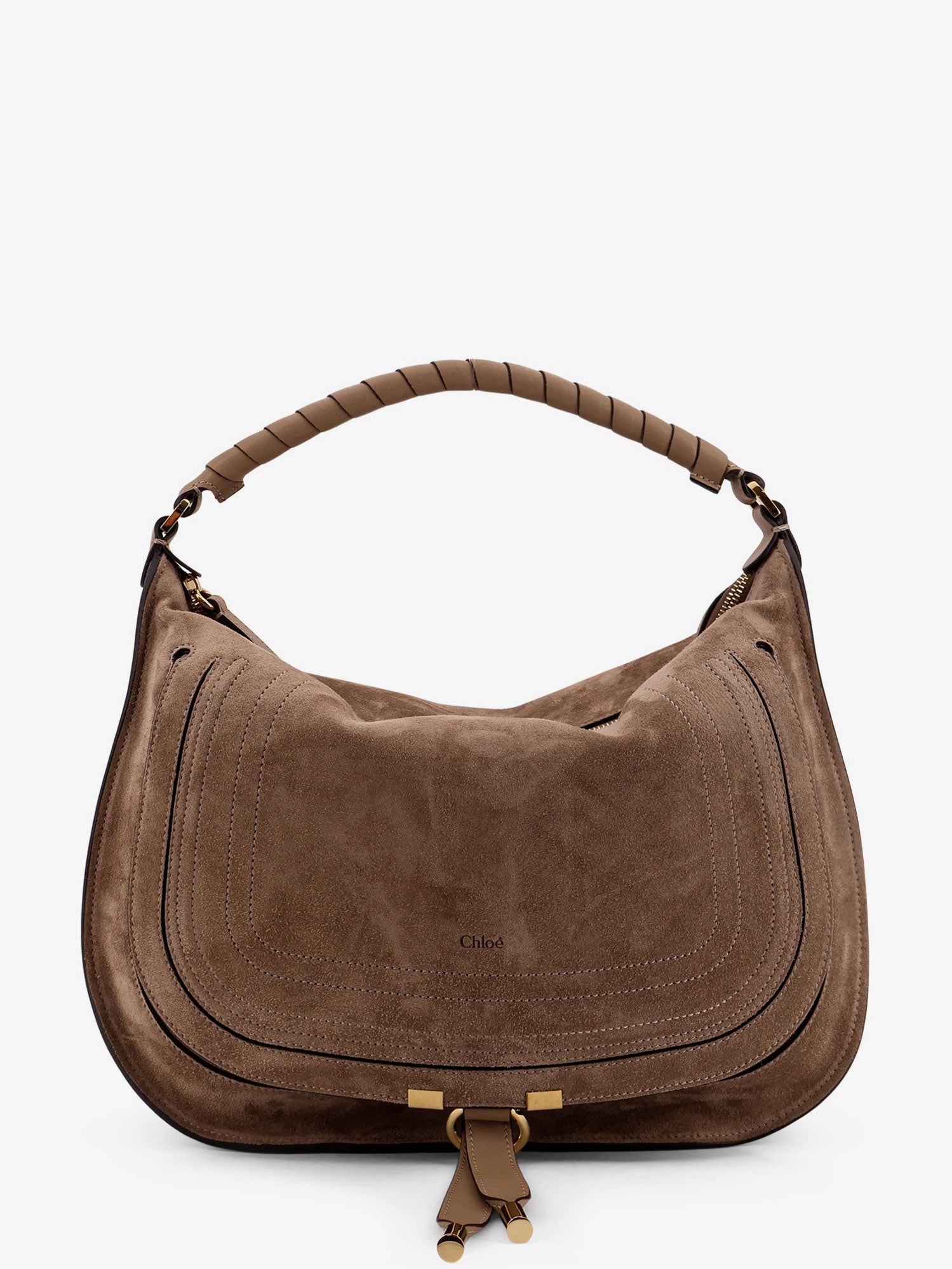 Chloé Marcie Suede Shoulder Bag