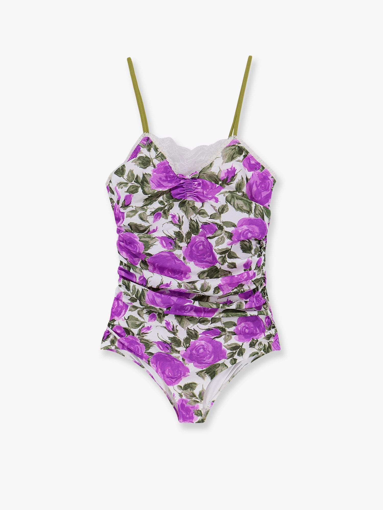 Chloé One-piece Swimsuit With Floral Pattern