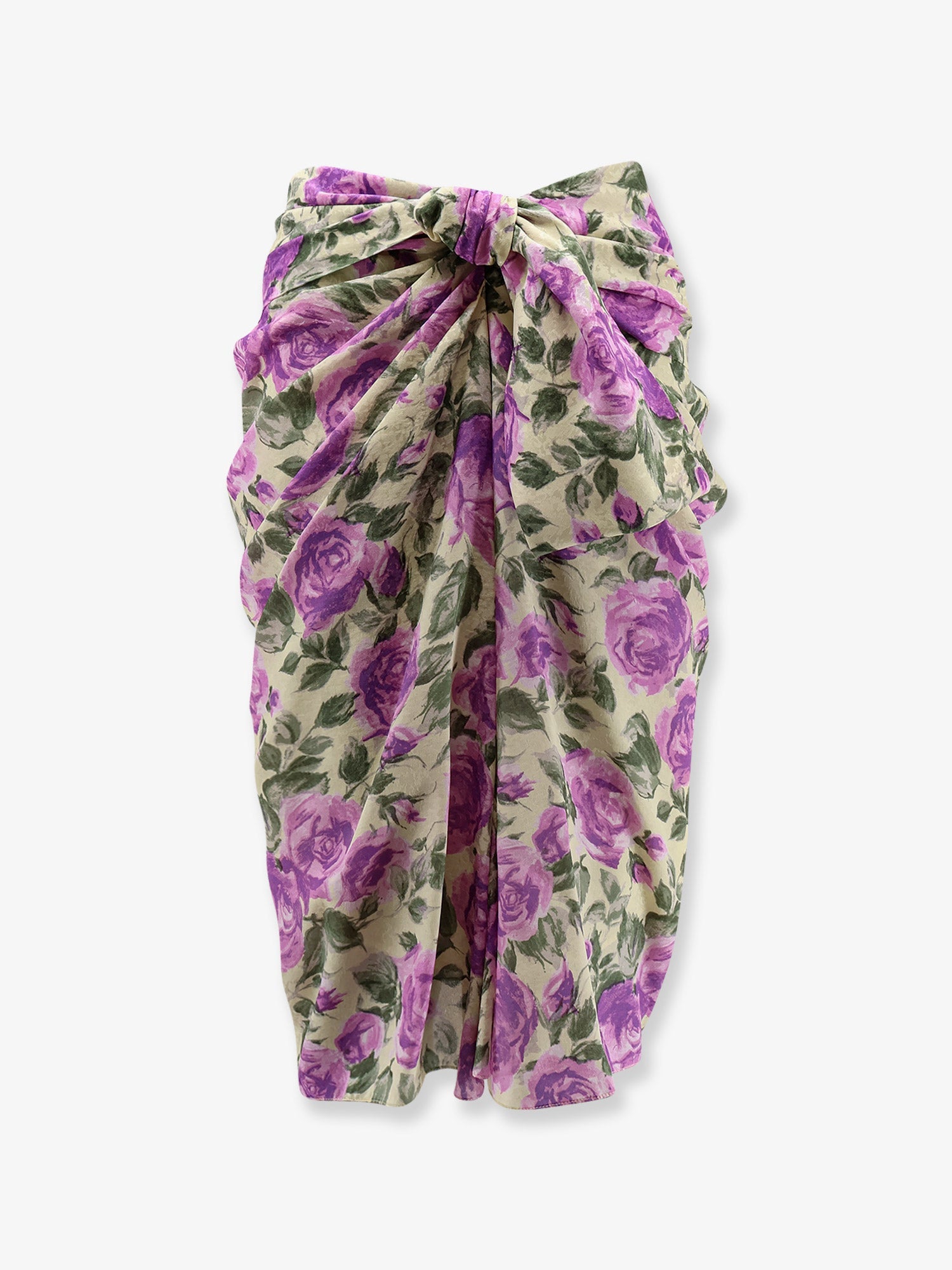 Chloé Silk Skirt With Multicolor Print