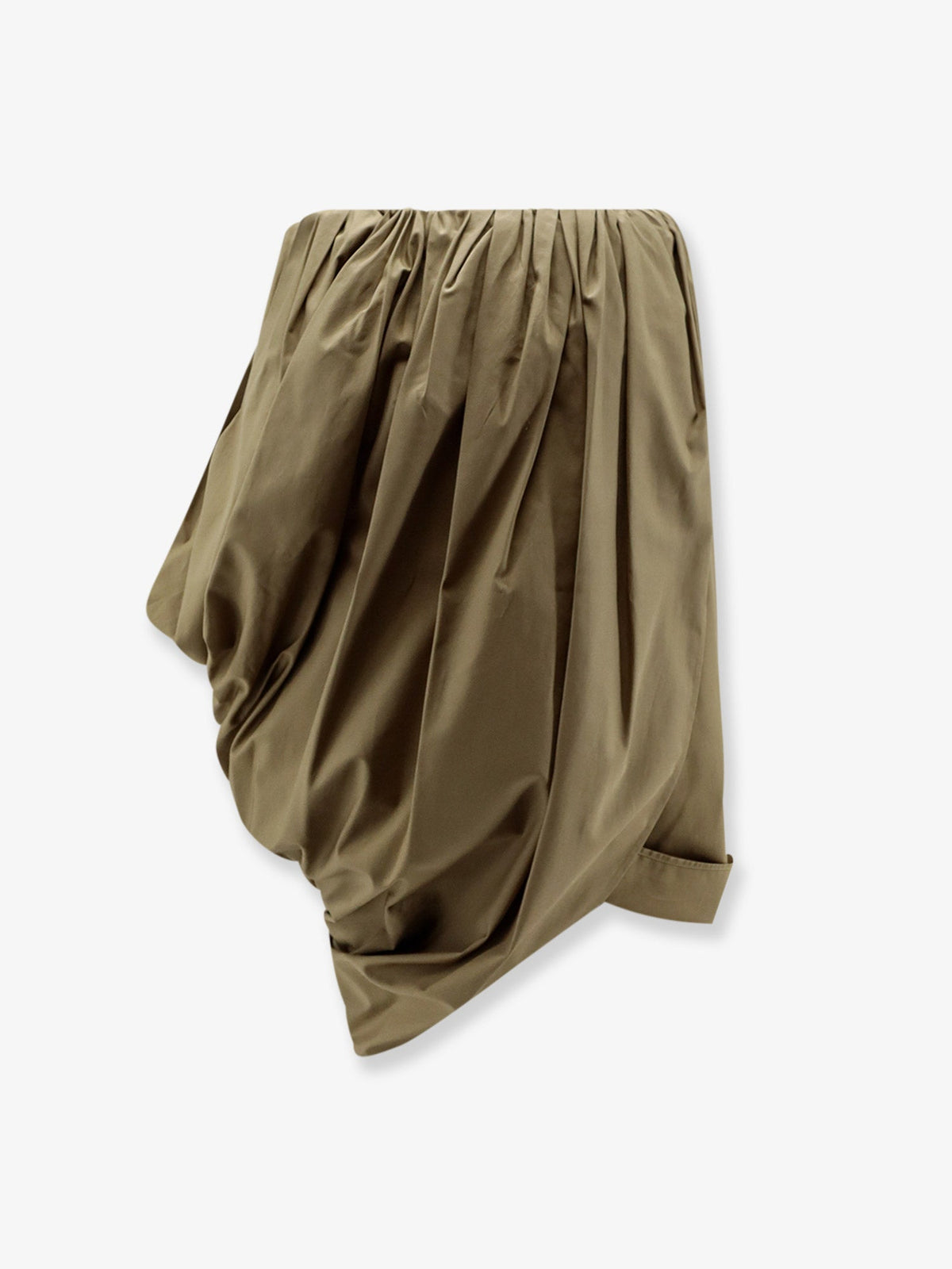Chloé Draped Cotton Skirt