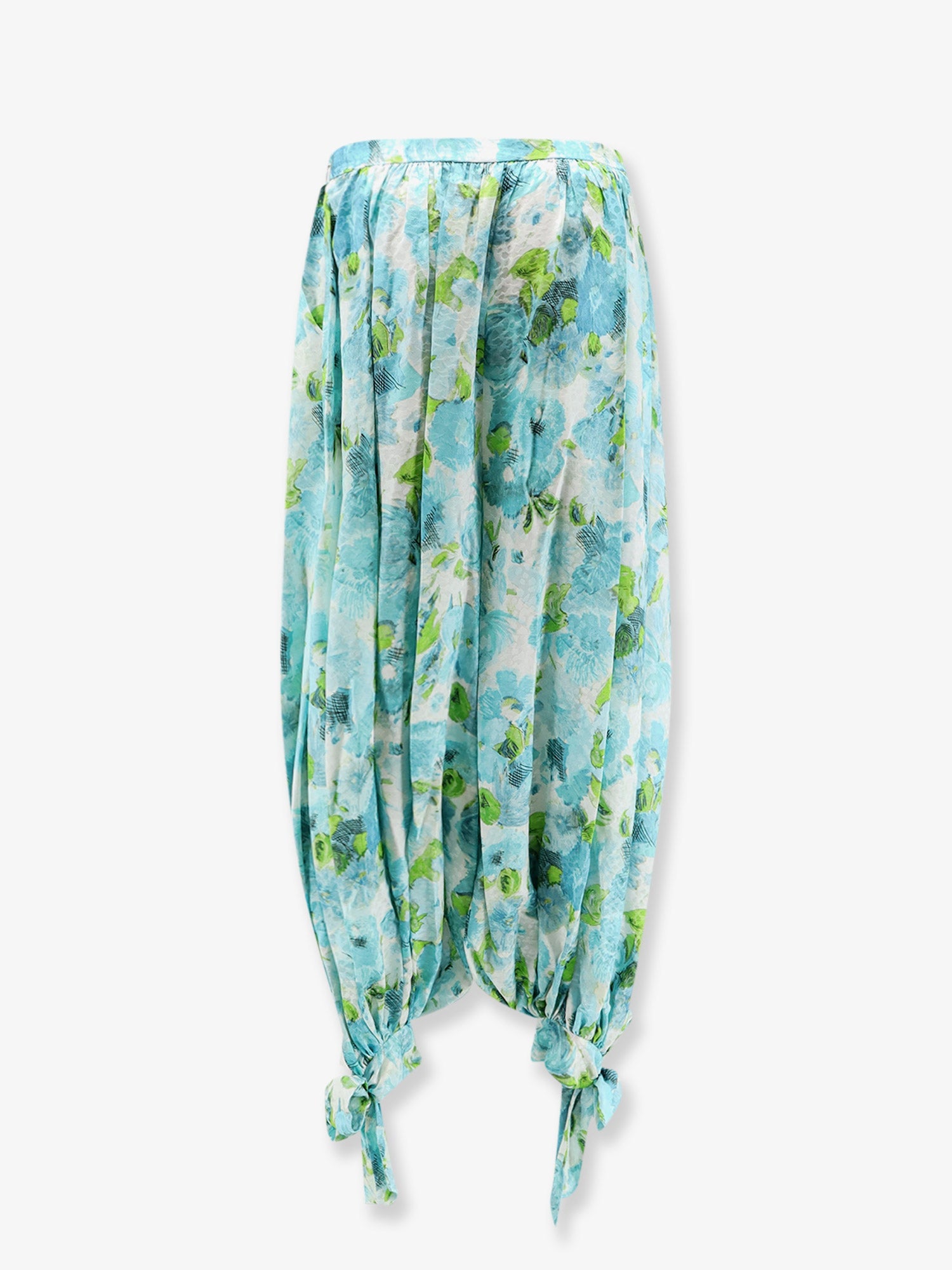 Chloé Harem Multicolor Silk Trousers