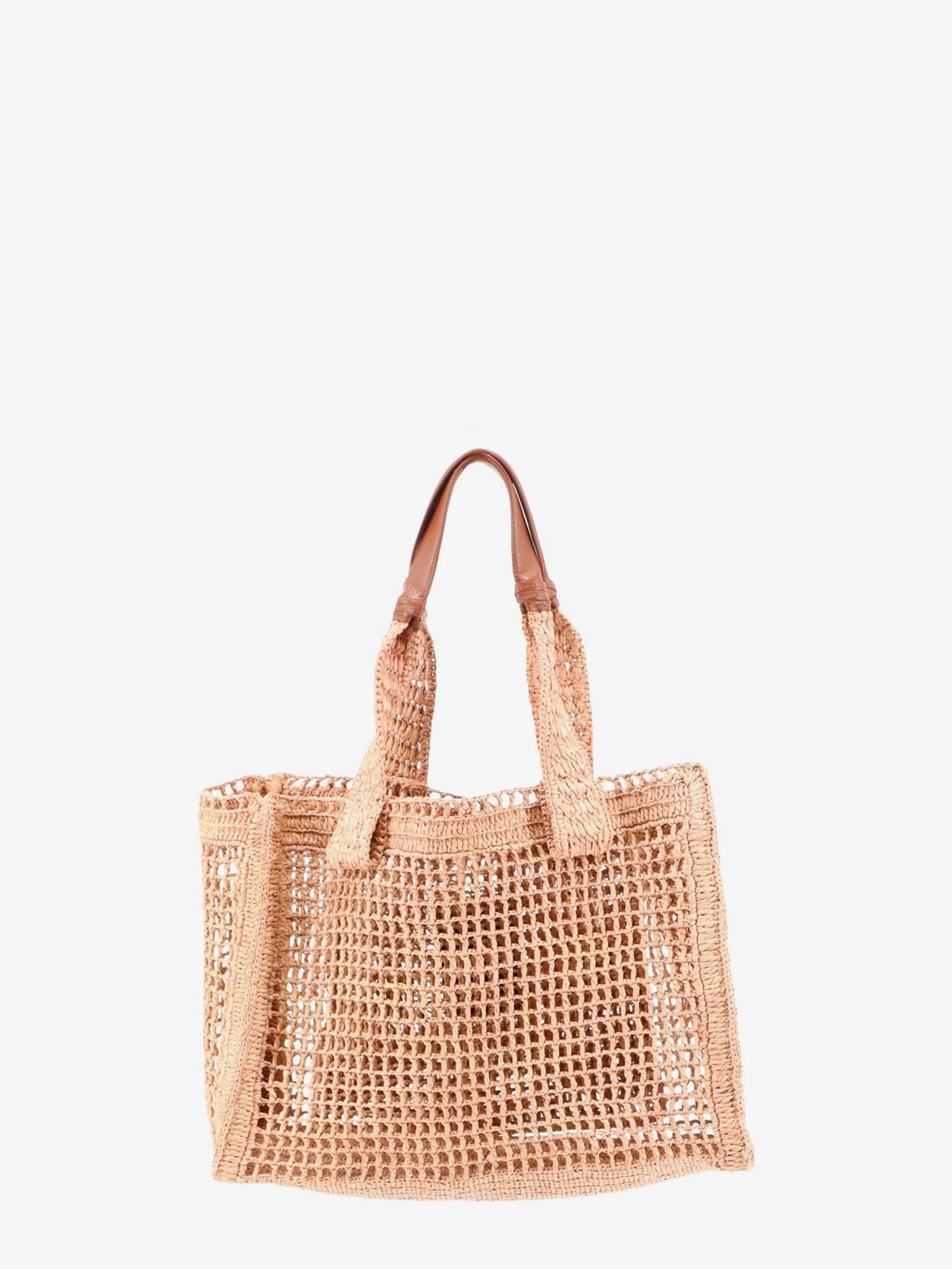 Chloé East-west Summer Banana Raffia Shoulder Bag