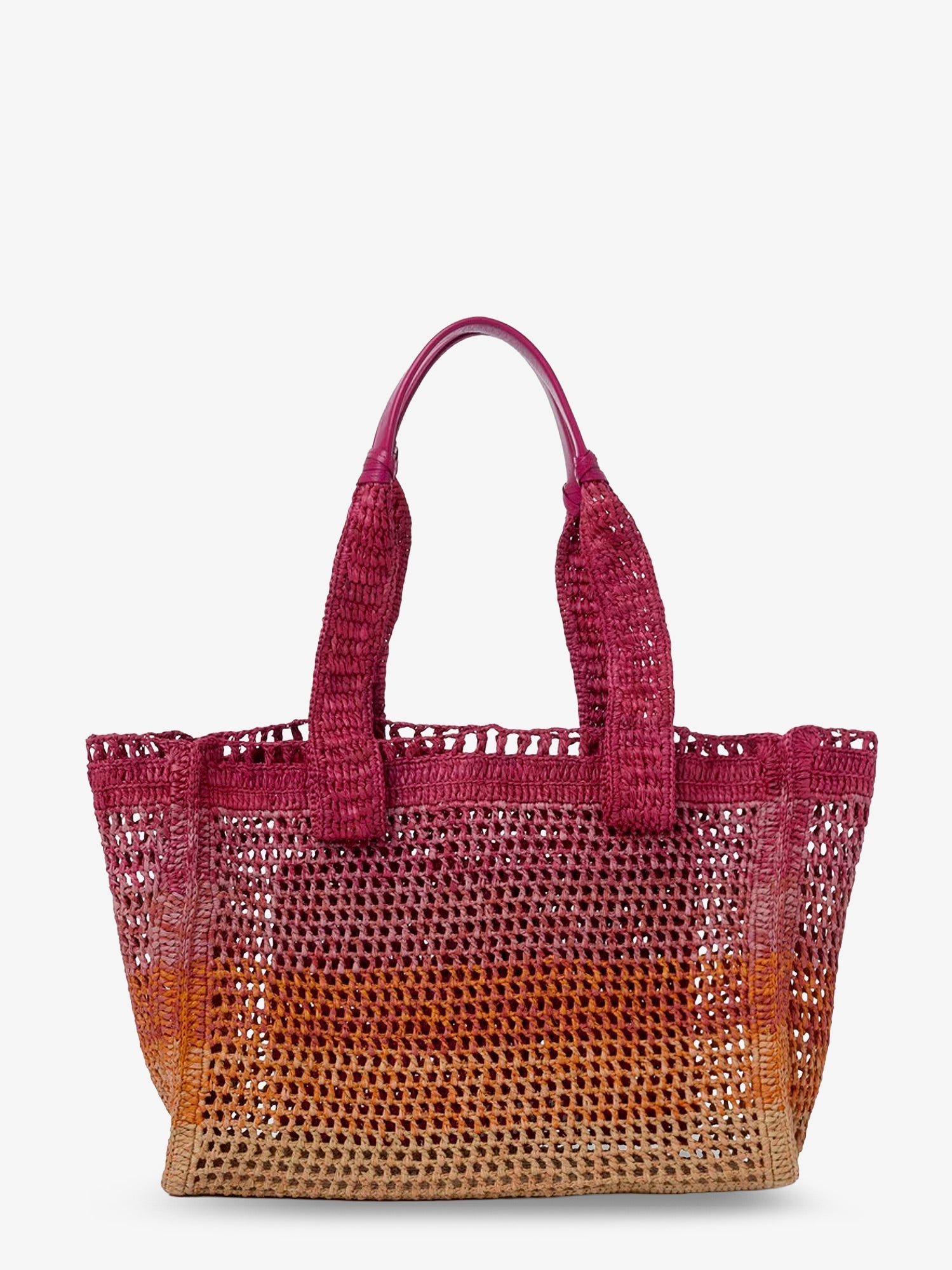 Chloé East-west Summer Banana Multicolored Raffia Shoulder Bag