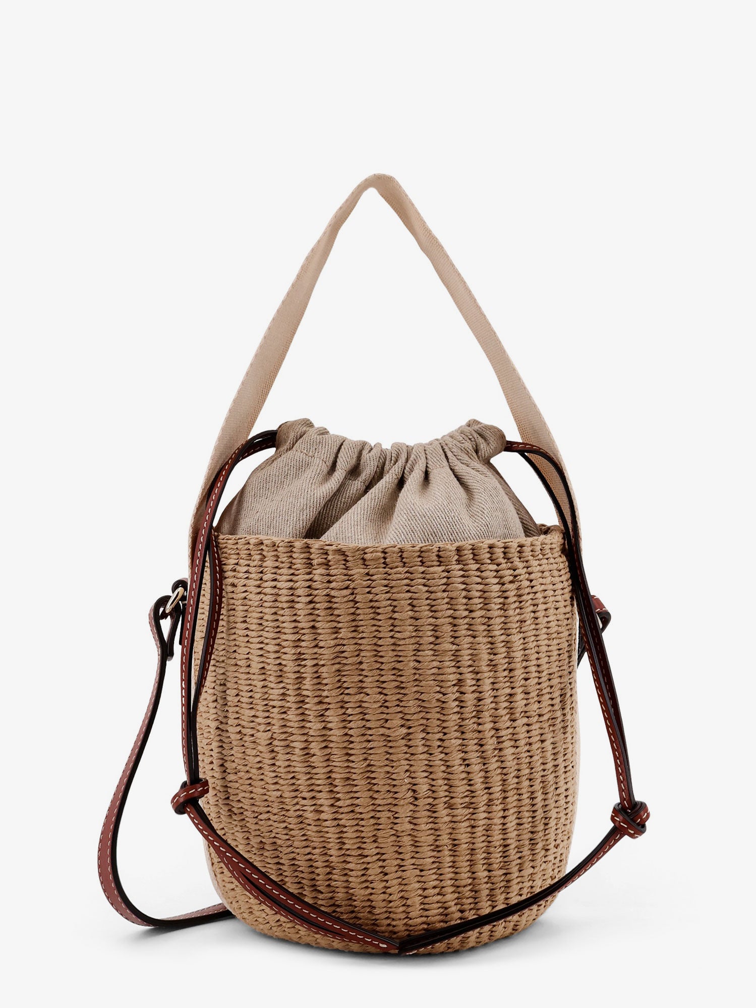Chloé Woody Raffia Bucket Bag