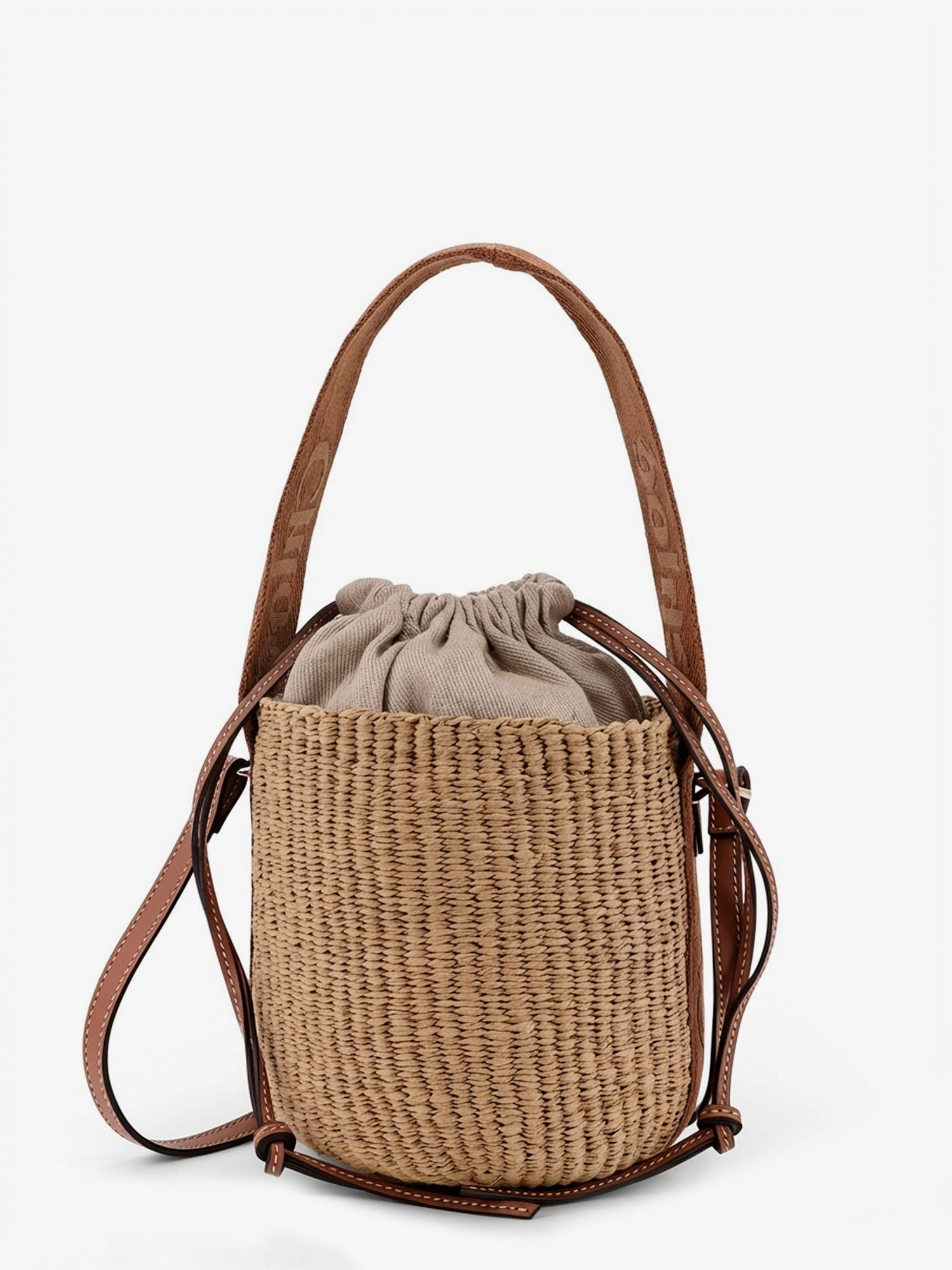 Chloé Woody Raffia Bucket Bag
