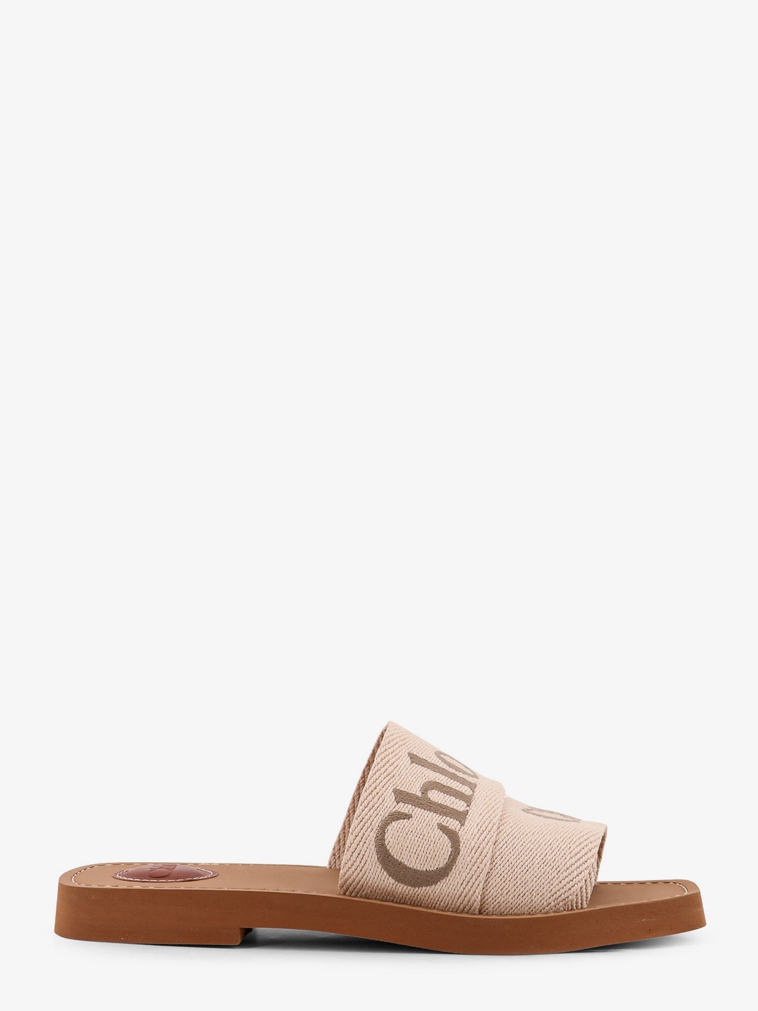 Chloé Woody Linen Sandals