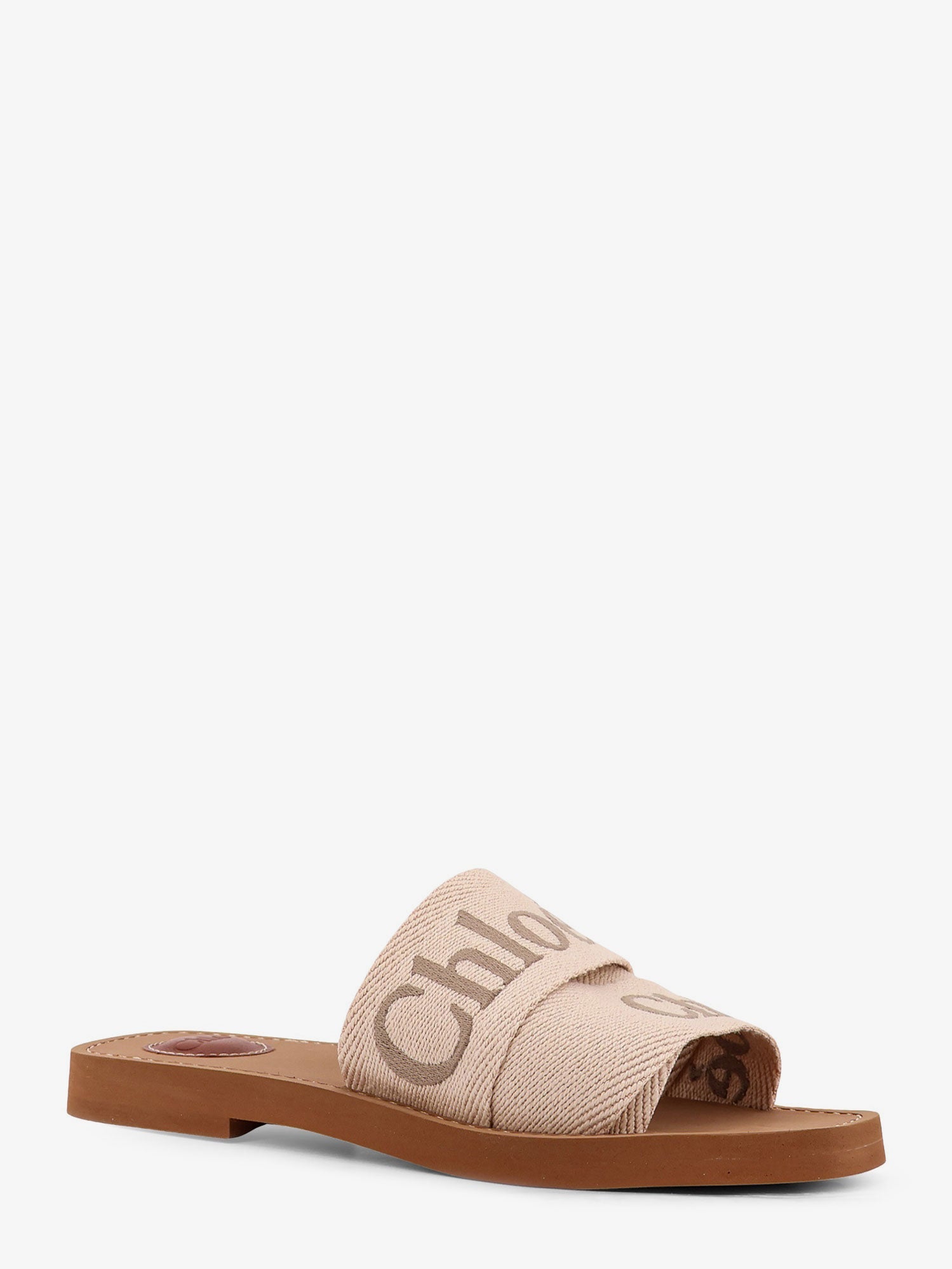 Chloé Woody Linen Sandals