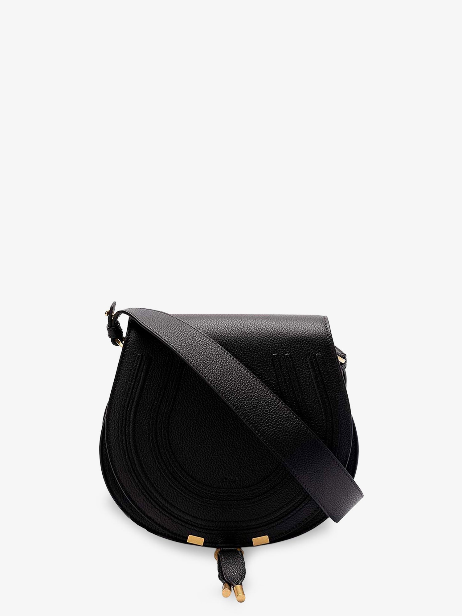 Chloé Marcie Saddle Leather Crossbody Bag