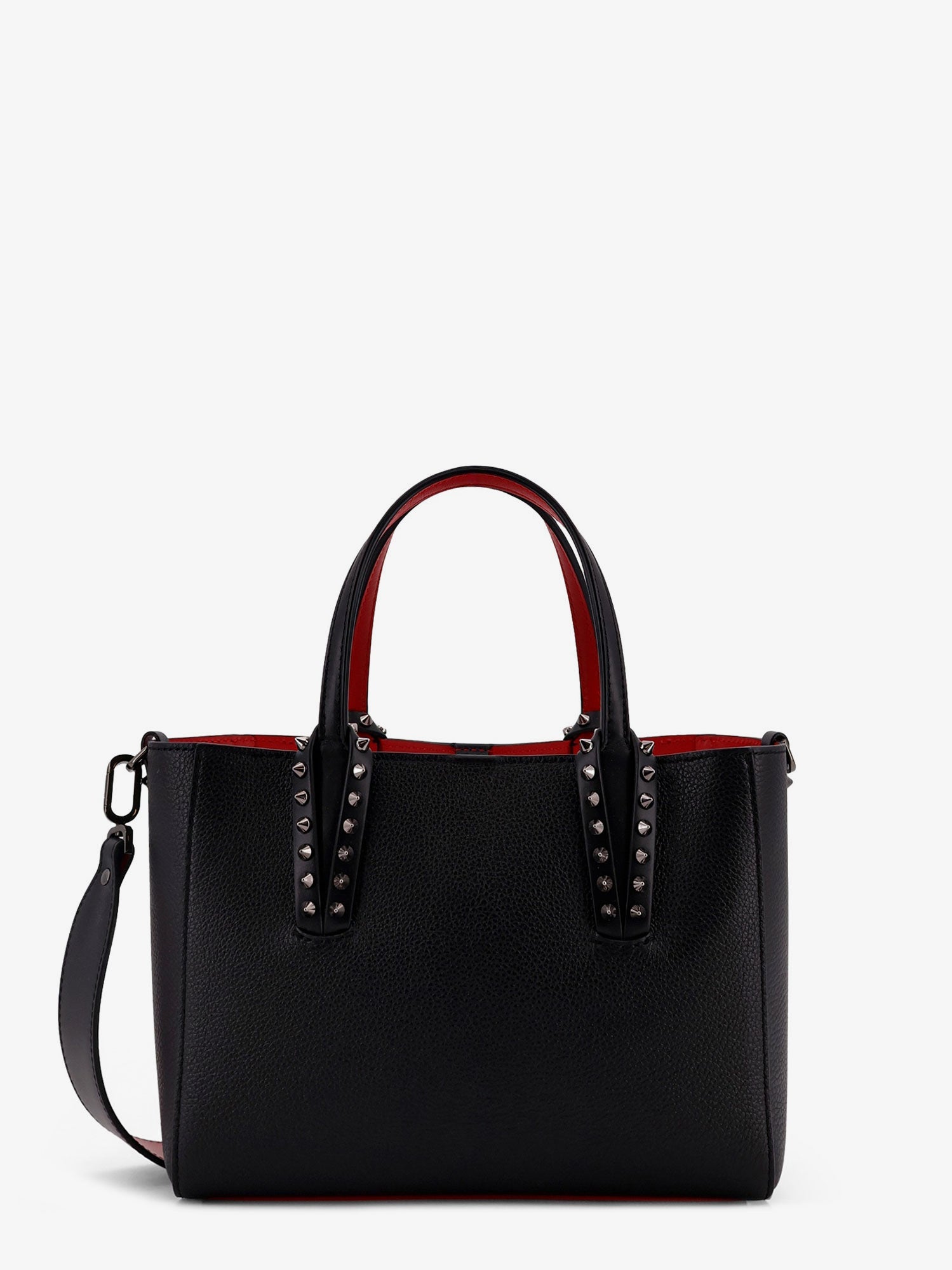 Christian Louboutin Cabata Studded Leather Shoulder Bag