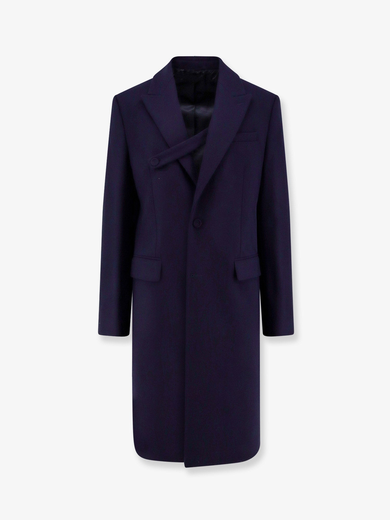 Dior Single-breasted Virgin Wool Coat