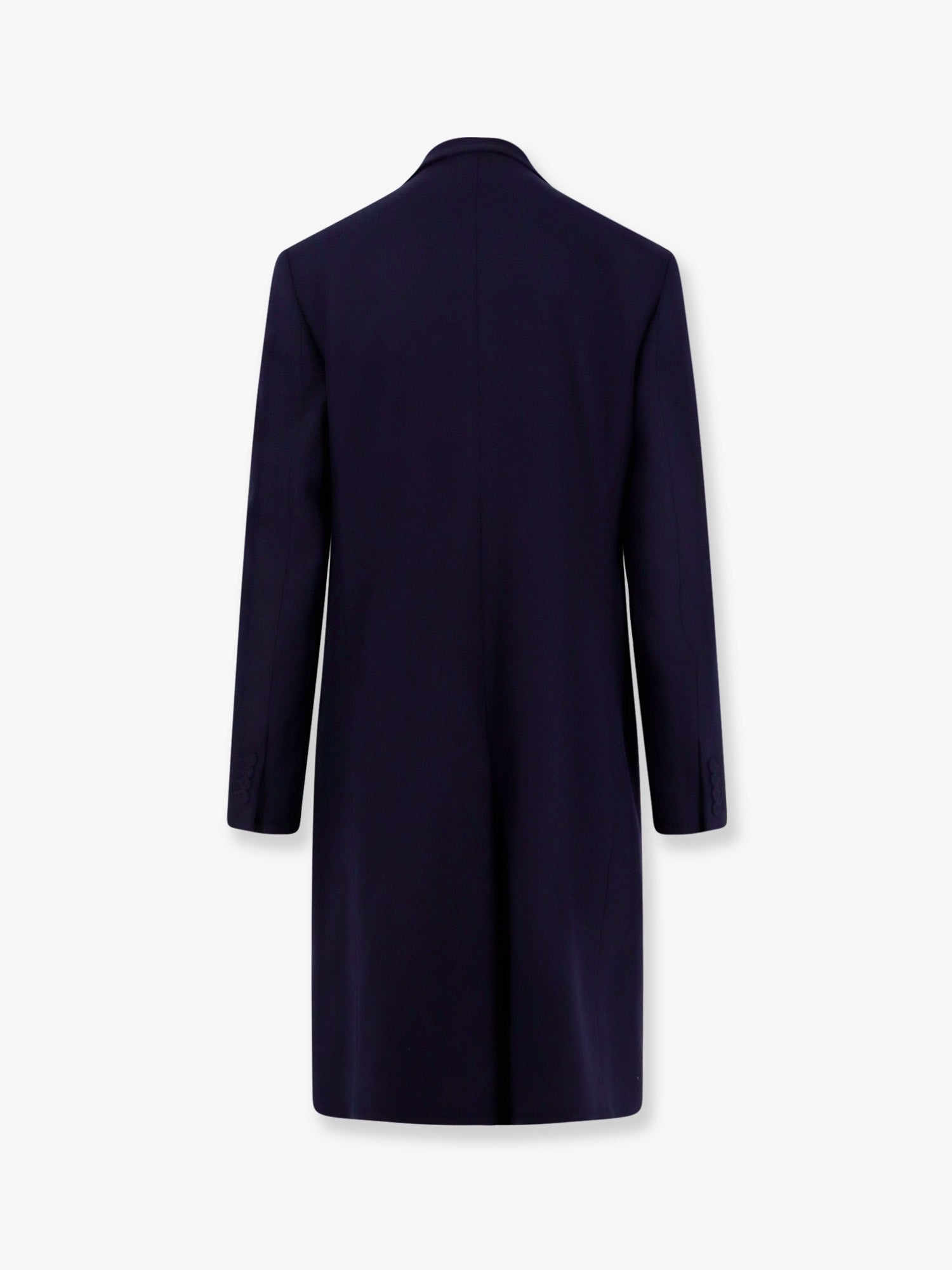 Dior Single-breasted Virgin Wool Coat